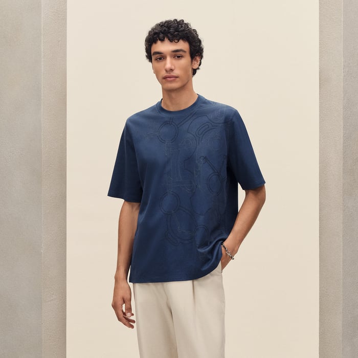 Indigo "Eperon d'Or" T-shirt