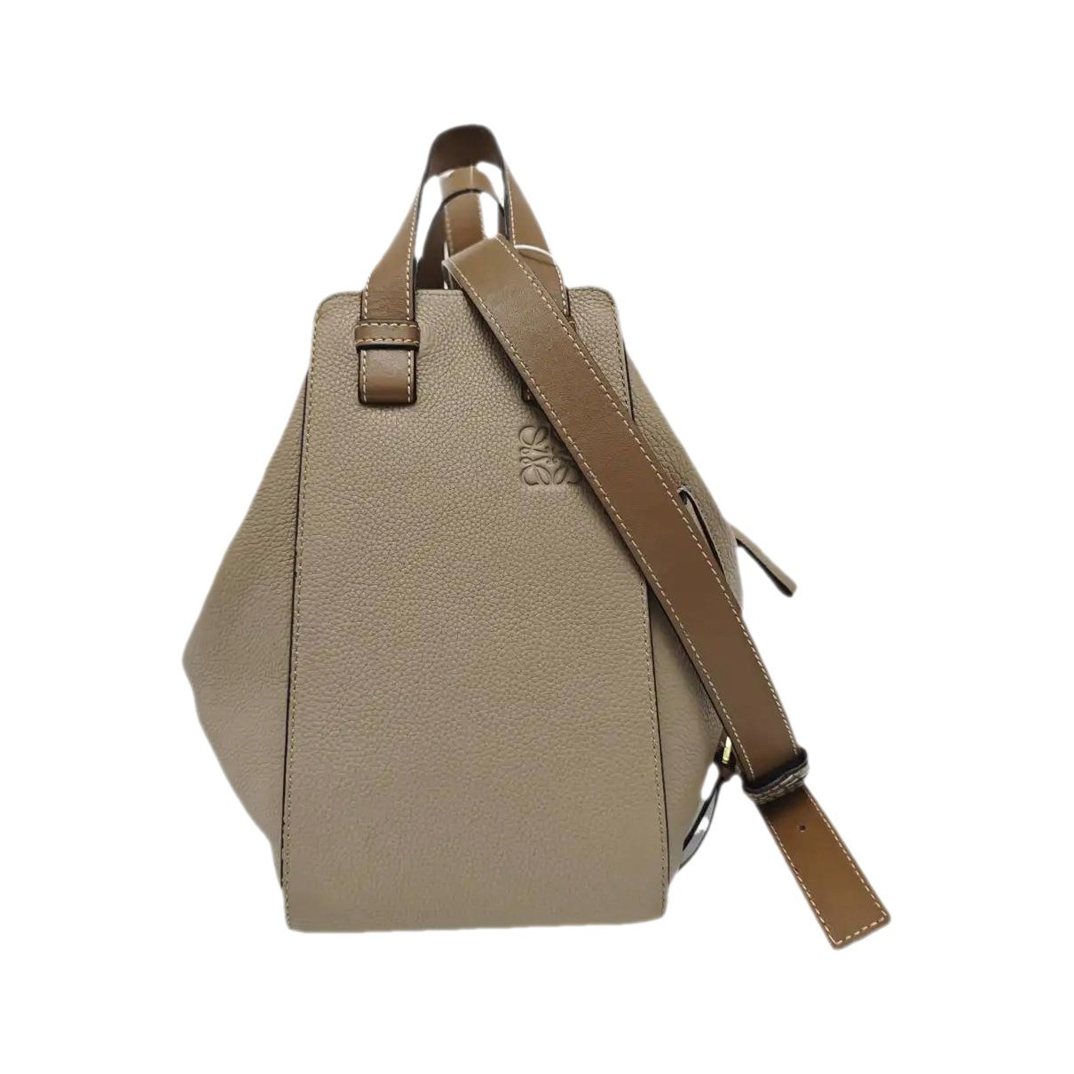 Hammock leather handbag