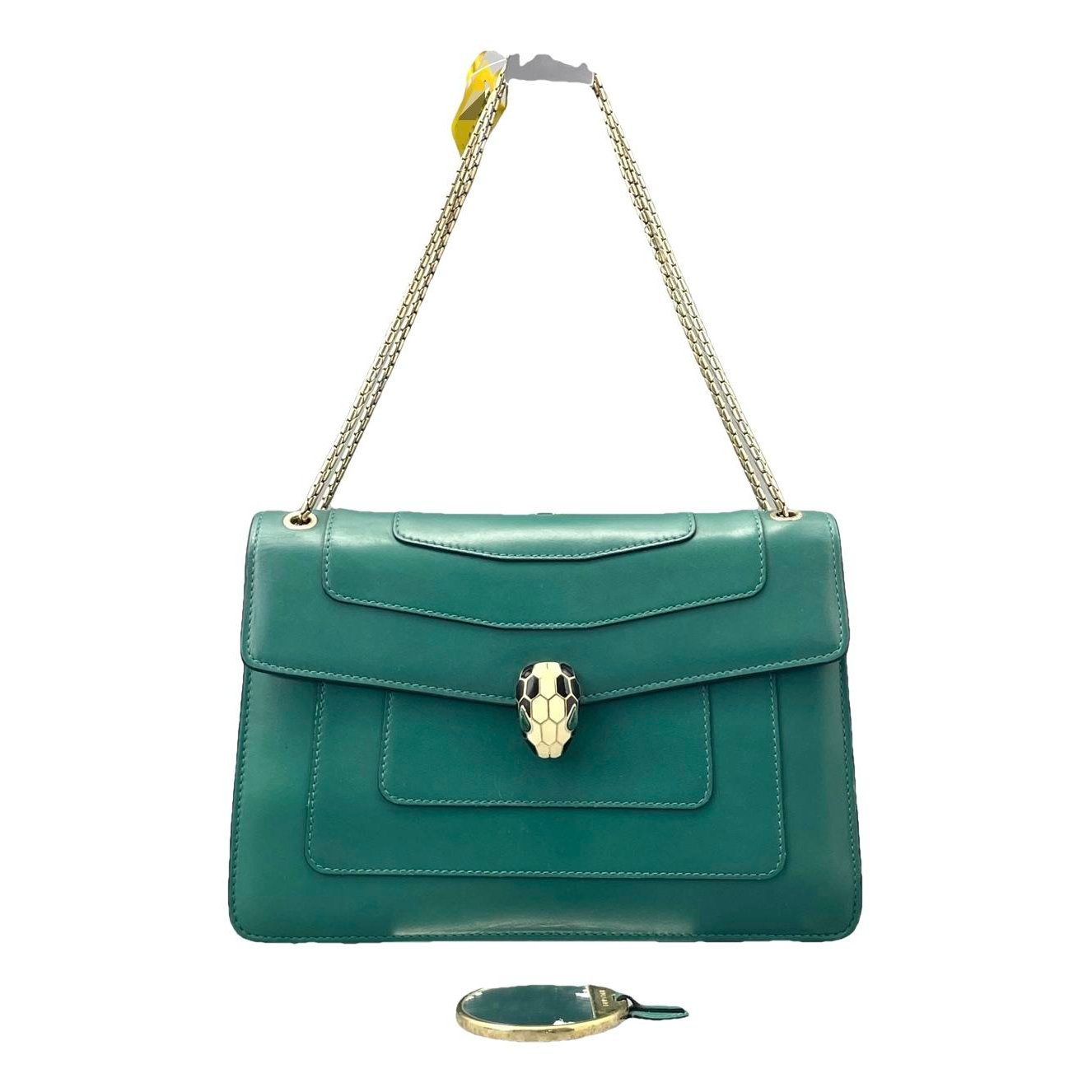 Serpenti leather handbag