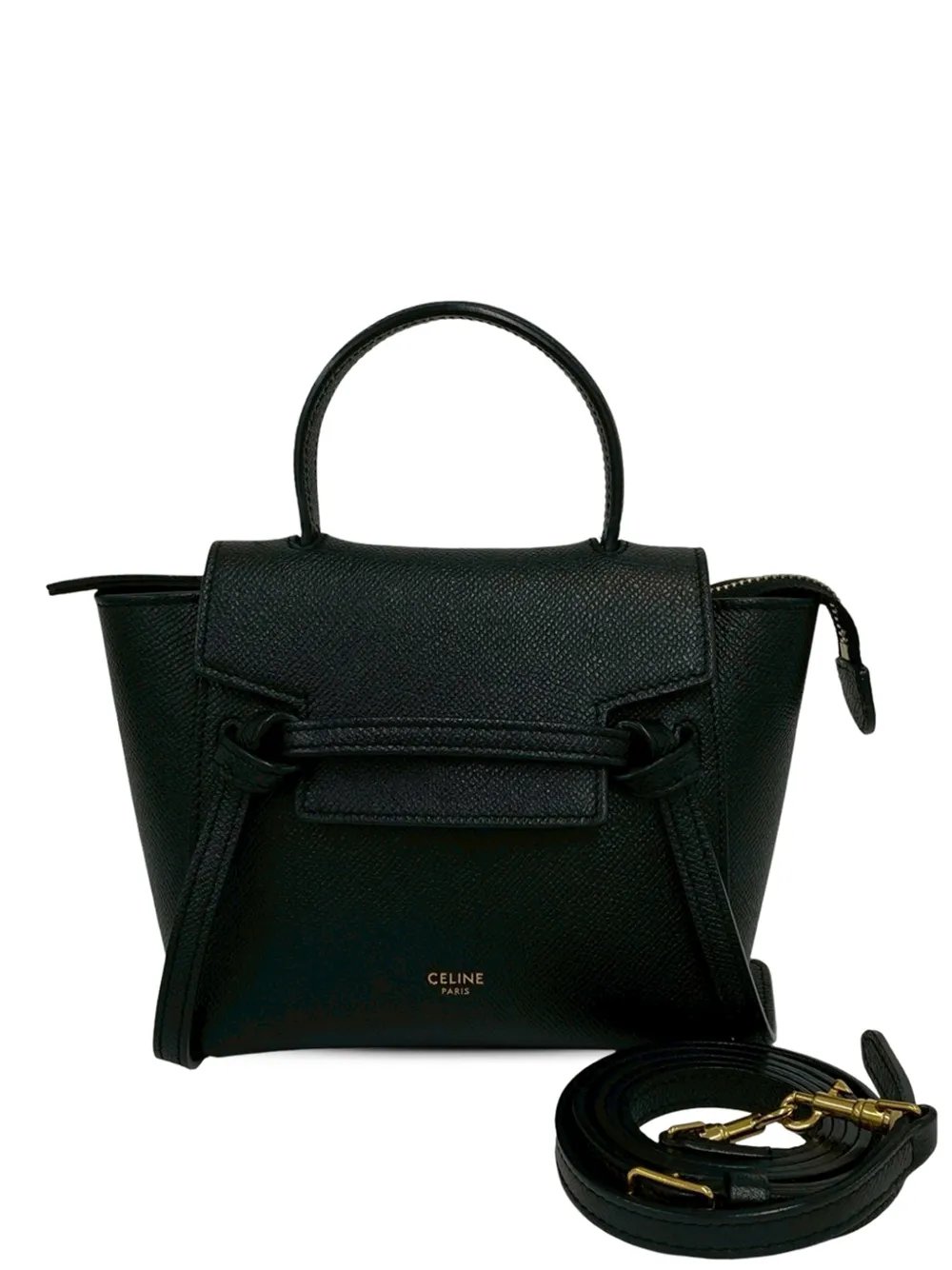 2010-2020 Pico Grained Calfskin Belt Bag satchel