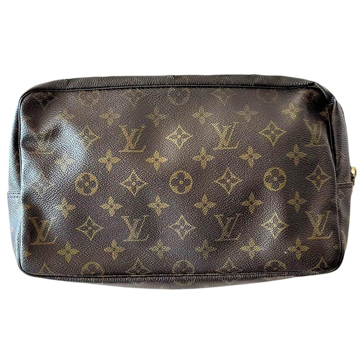 Leather clutch bag
