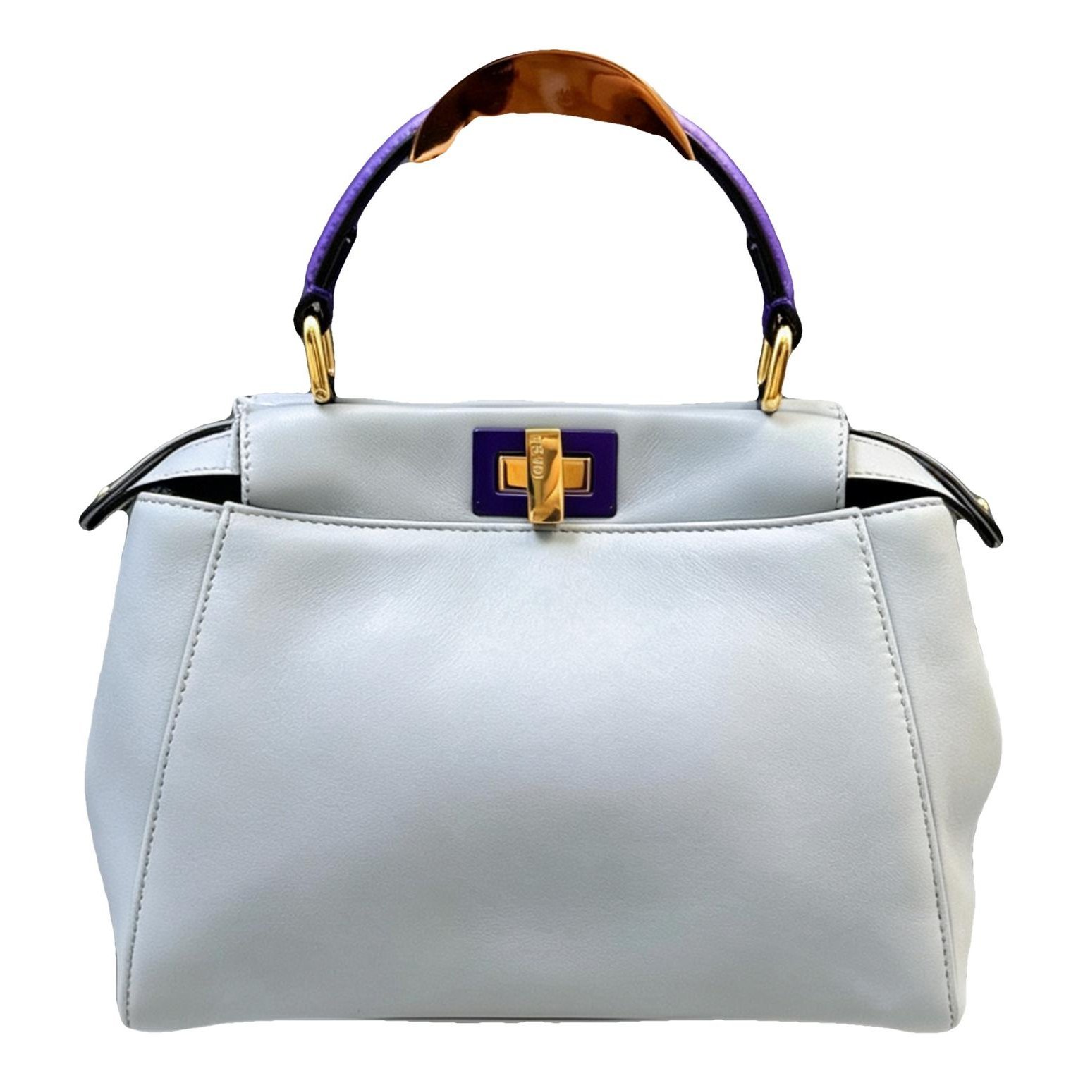 Peekaboo leather handbag