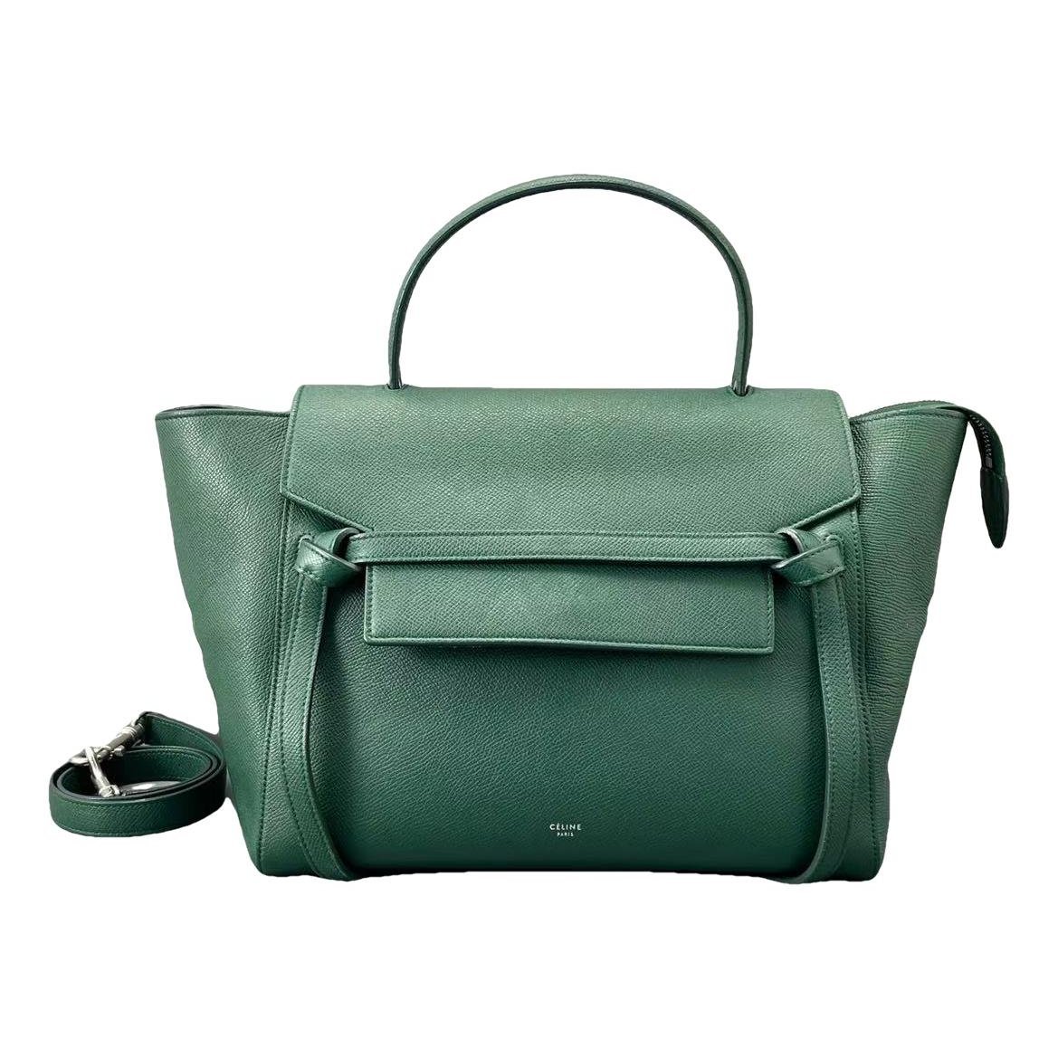 Belt leather handbag