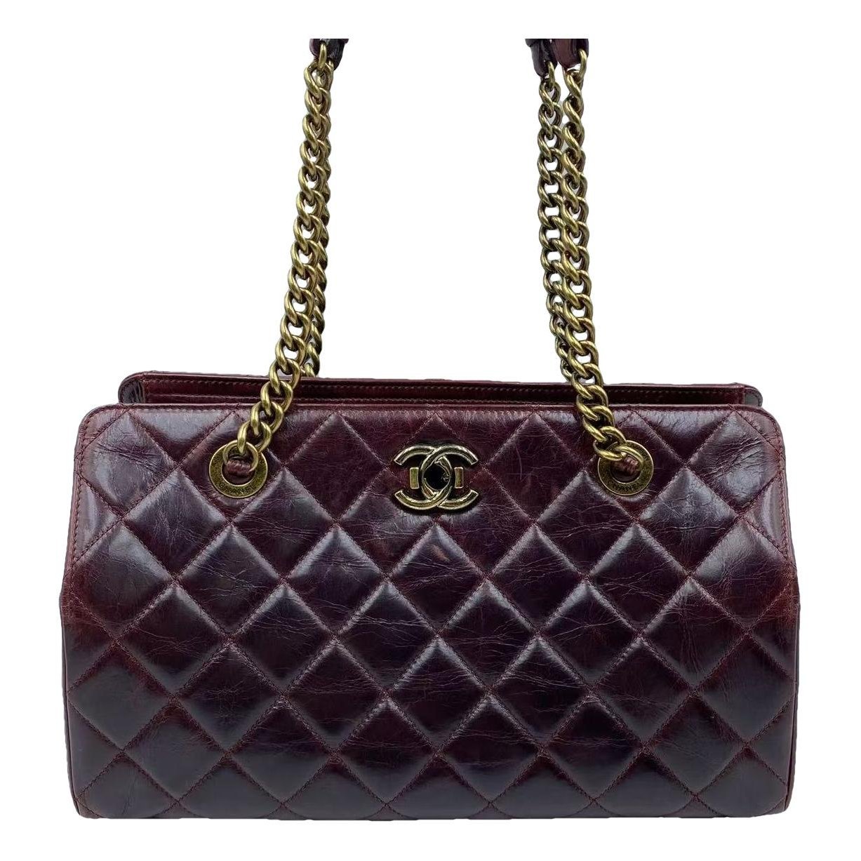 Leather handbag
