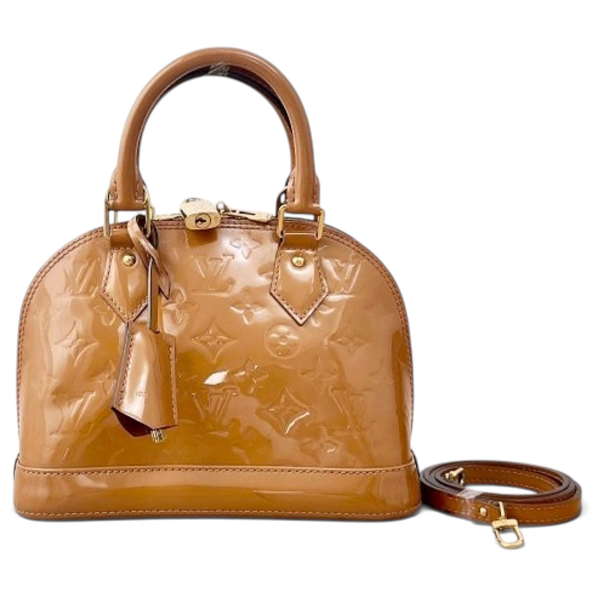 Alma BB patent leather mini bag