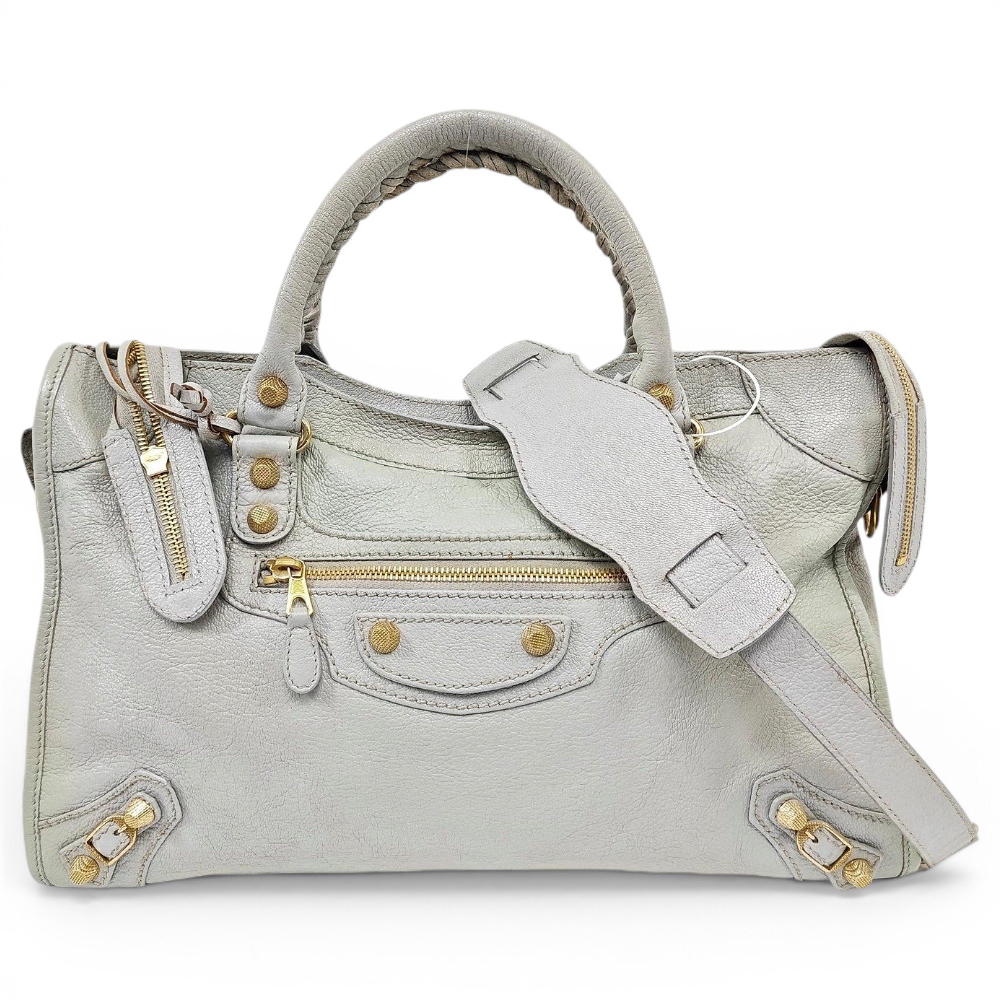 Leather handbag
