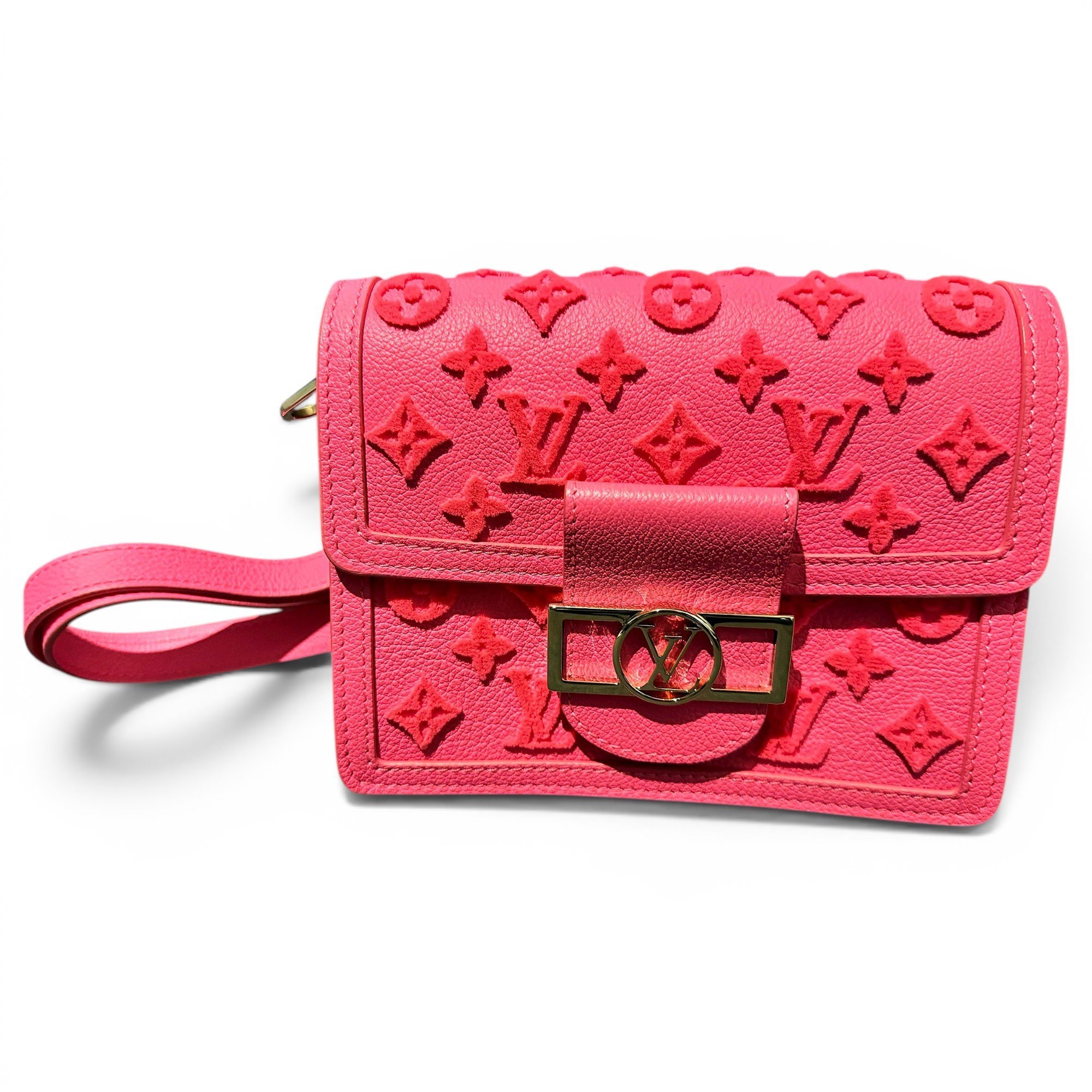 Dauphine Mini leather crossbody bag