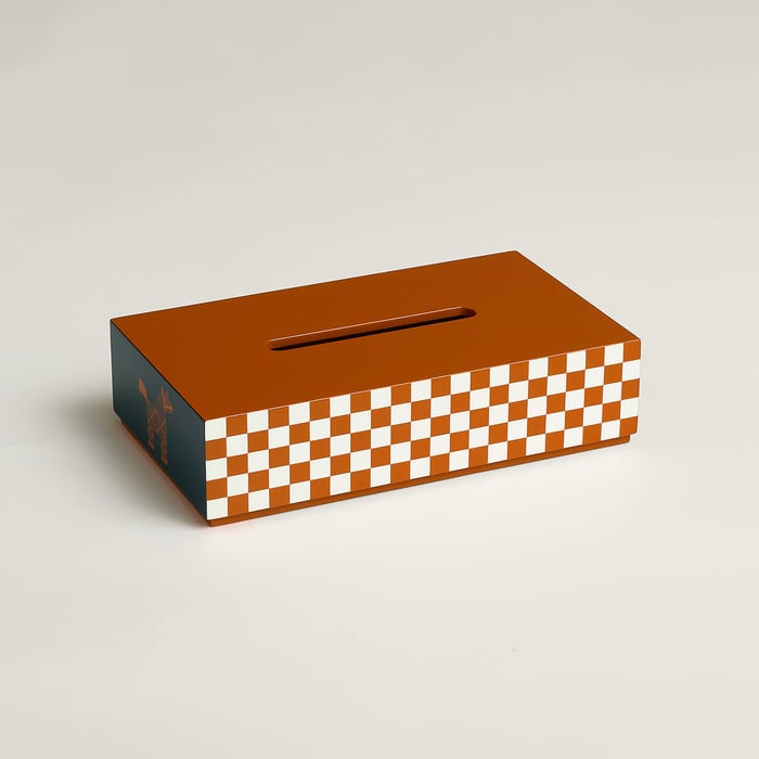 Potiron Animaux Nattes Tissue Box