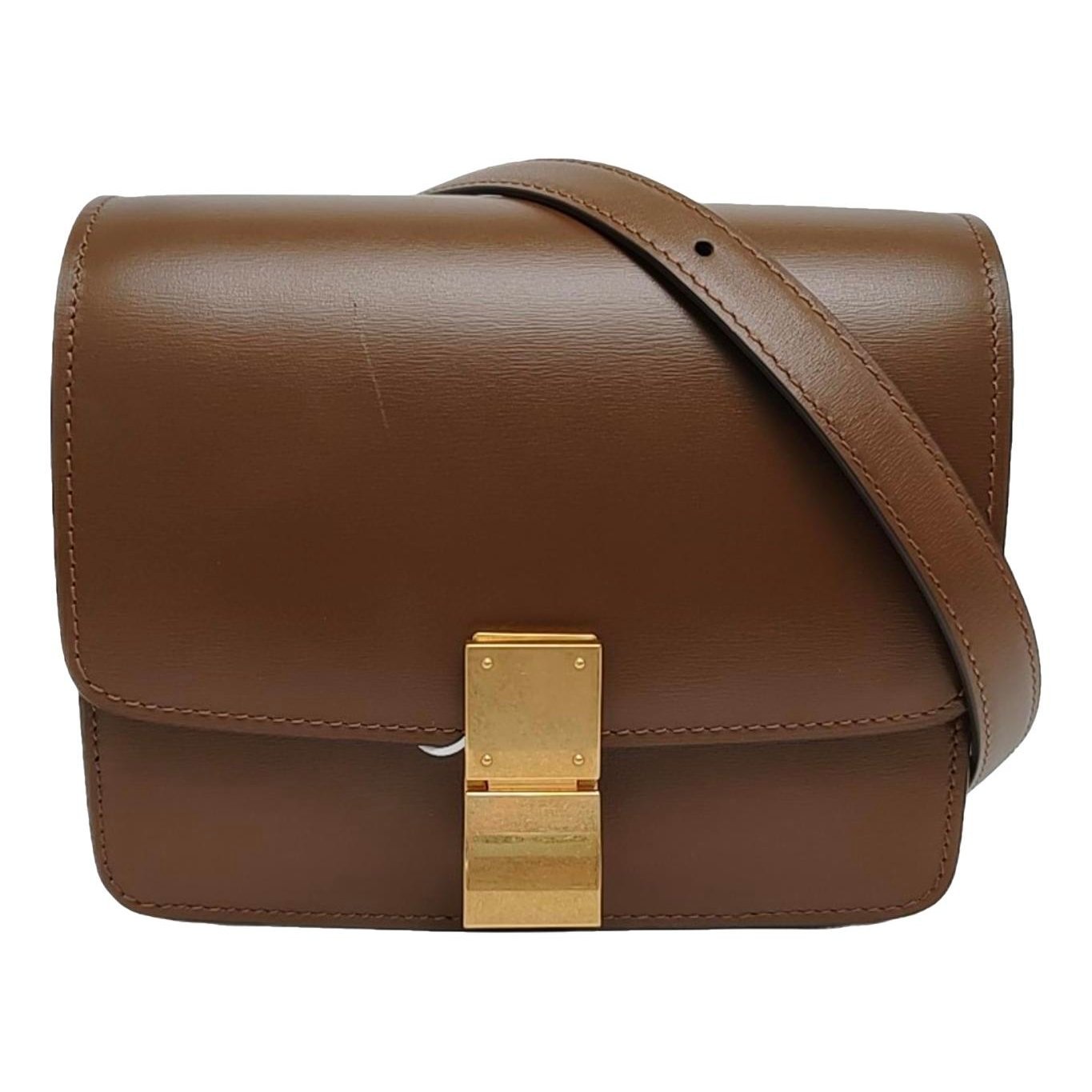 Classic leather crossbody bag