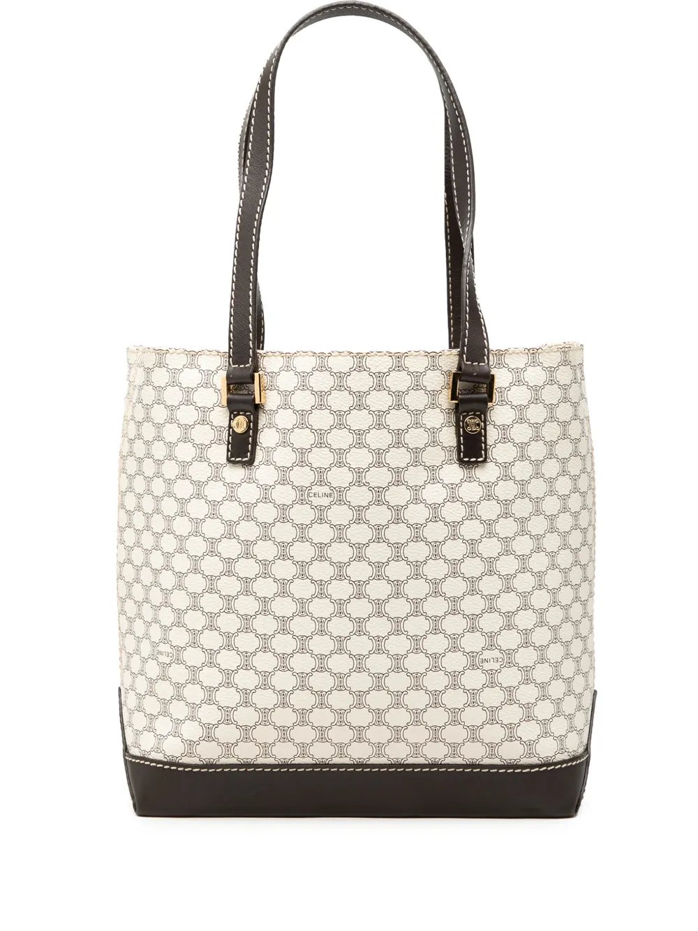 Celine 20th Century Macadam Coated Canvas tote bag