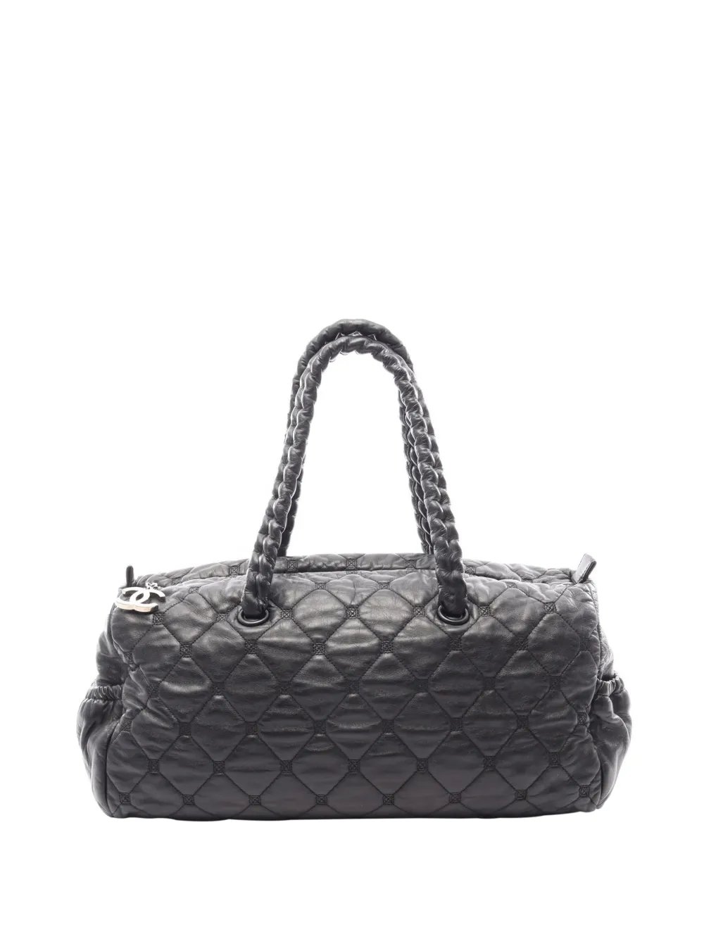2008-2009 Quilted Lambskin Hidden Chain Bowler Bag handbag