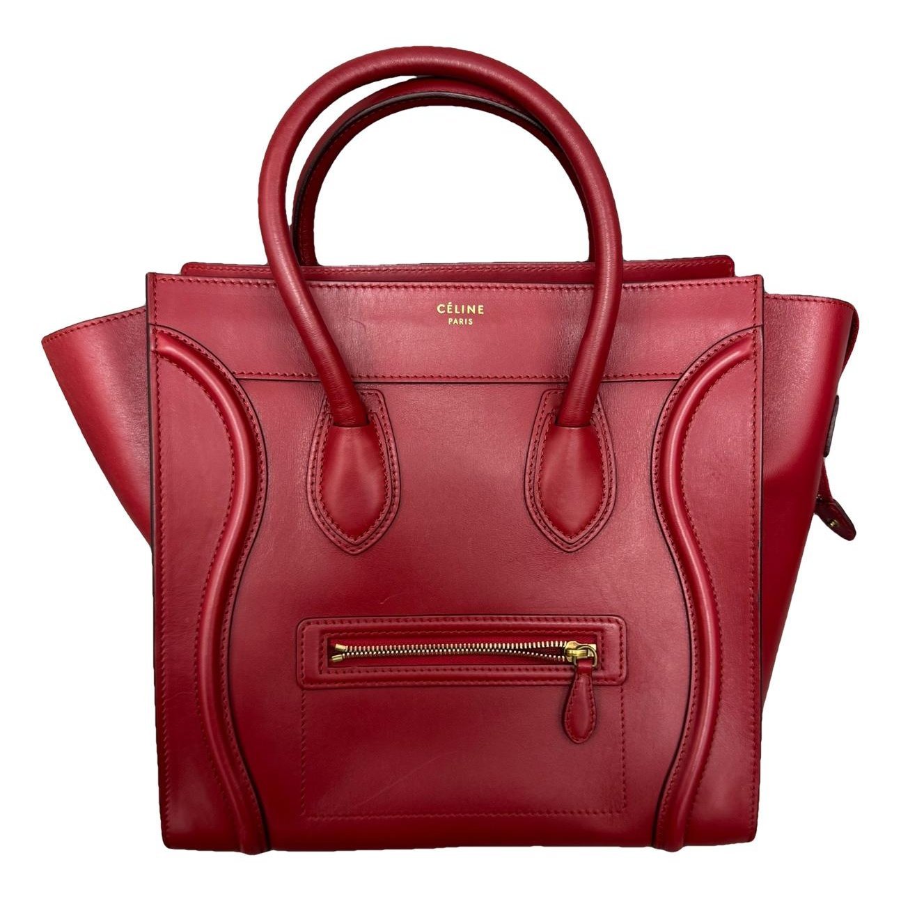 Luggage leather handbag