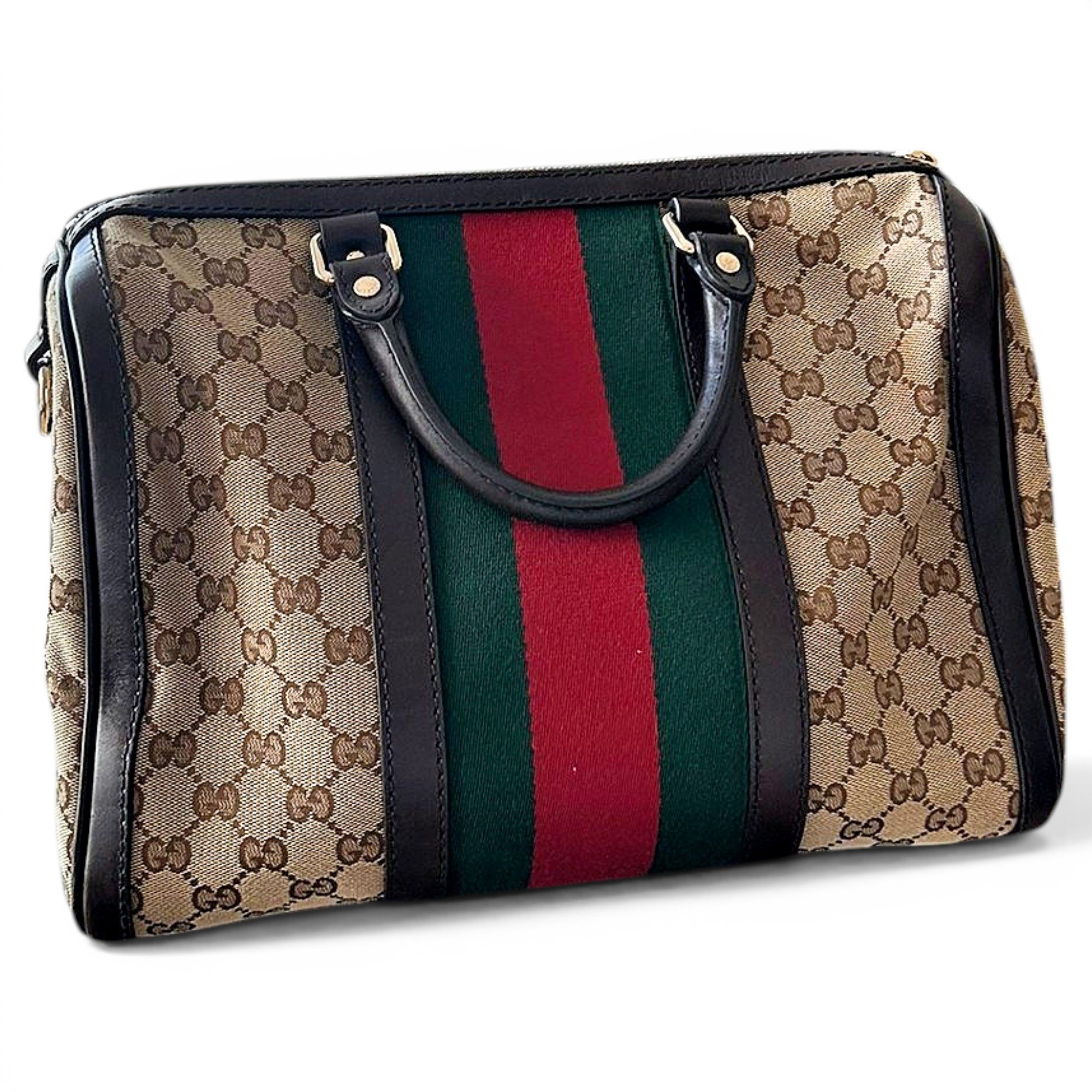Boston cloth handbag