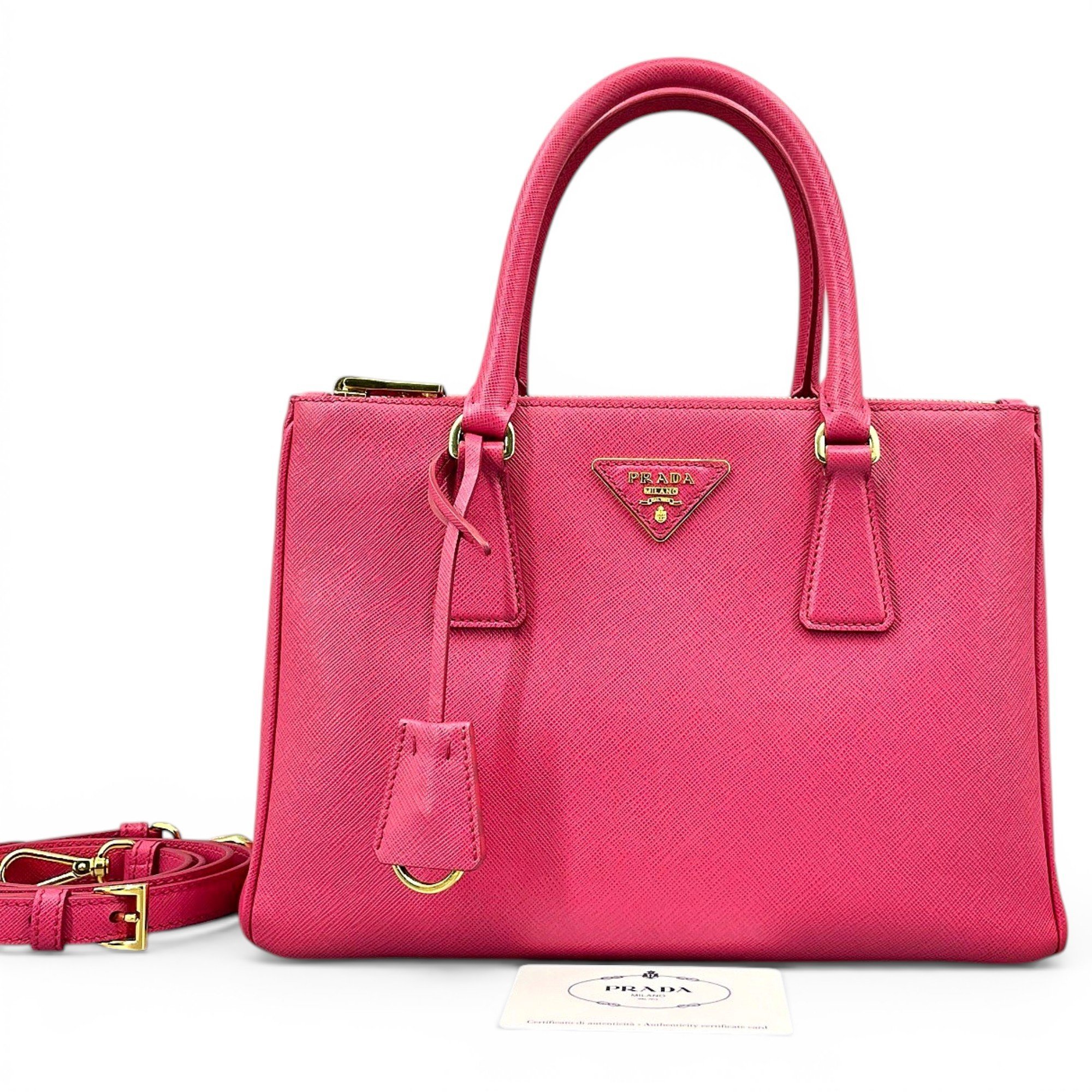 Galleria leather handbag