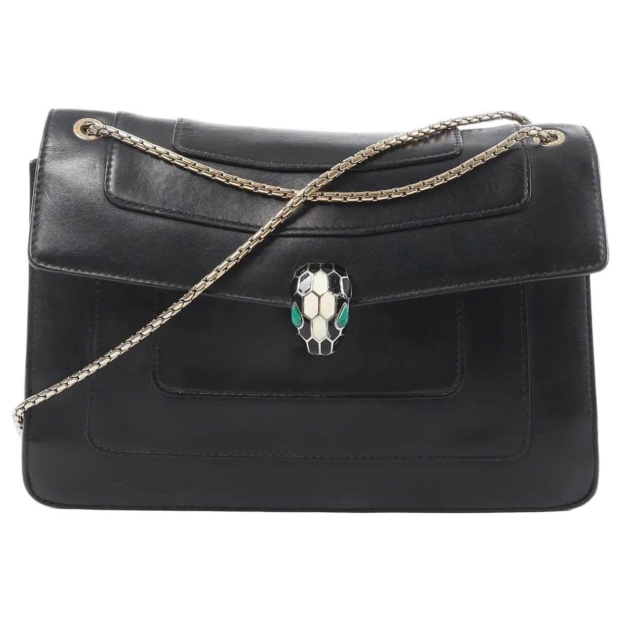 Serpenti leather crossbody bag