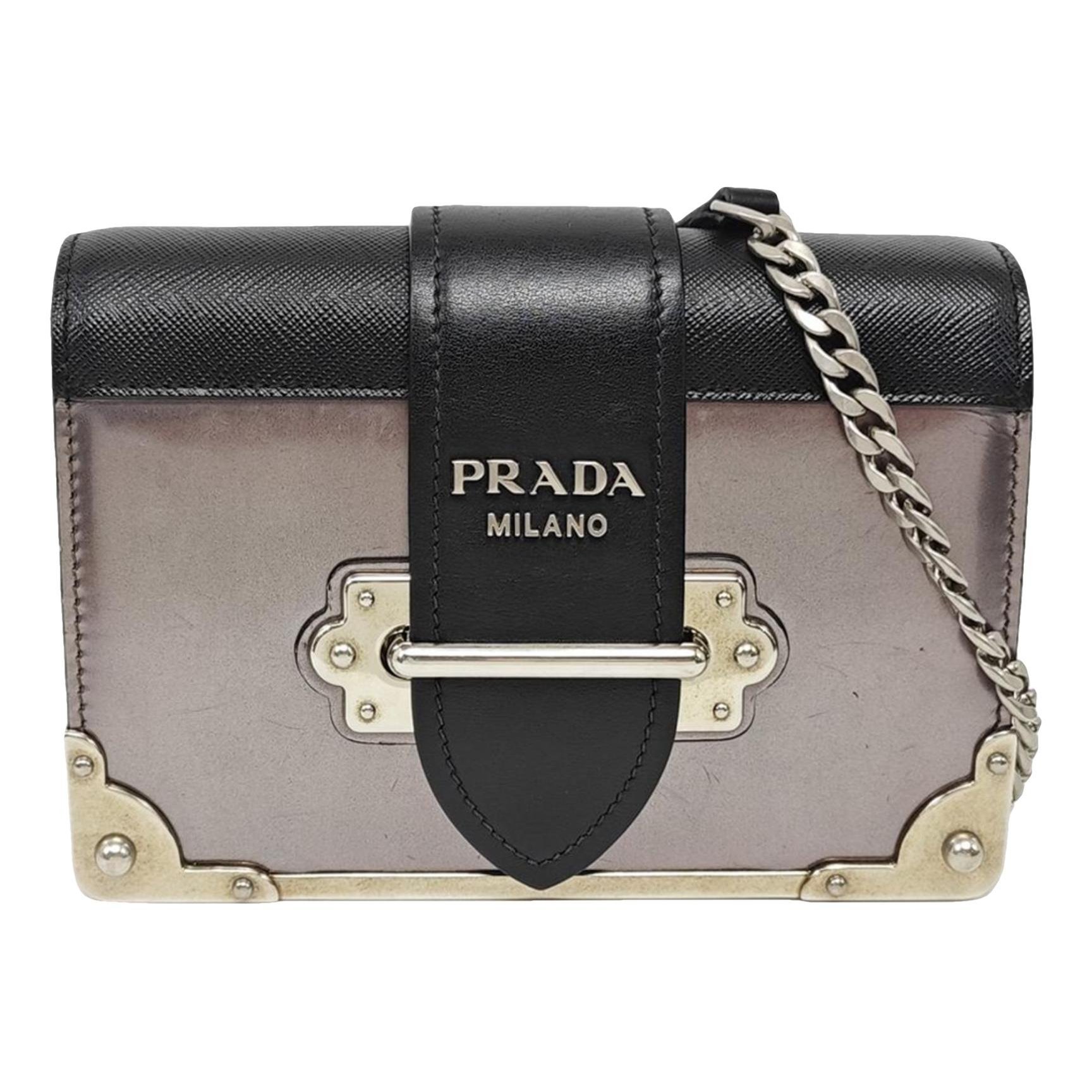 Cahier leather crossbody bag