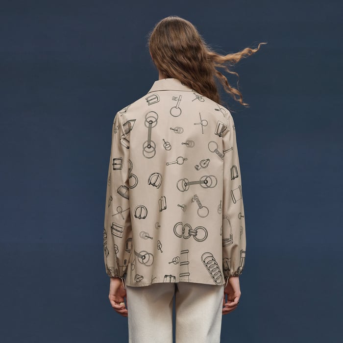 Beige Pierre d'Istrie "Cahier Du Colporteur" Shirt