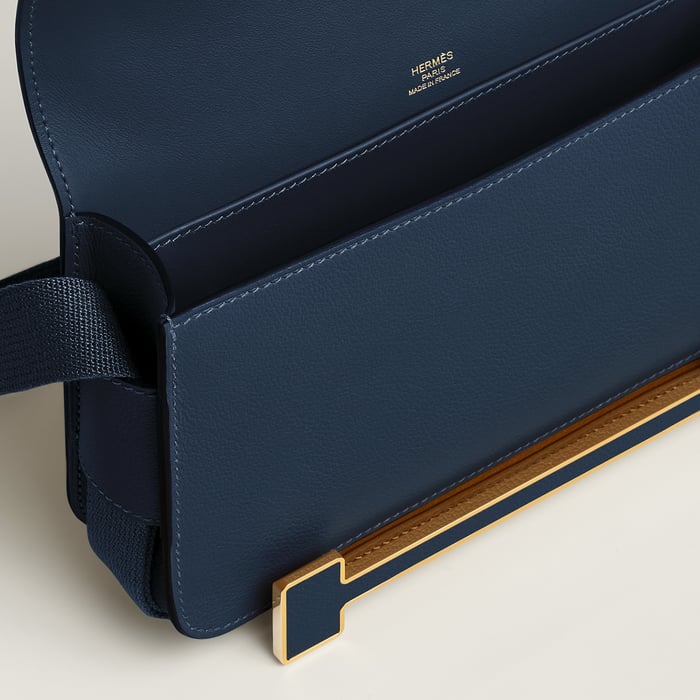Bleu Abysse Hermès Geta Slim Bag