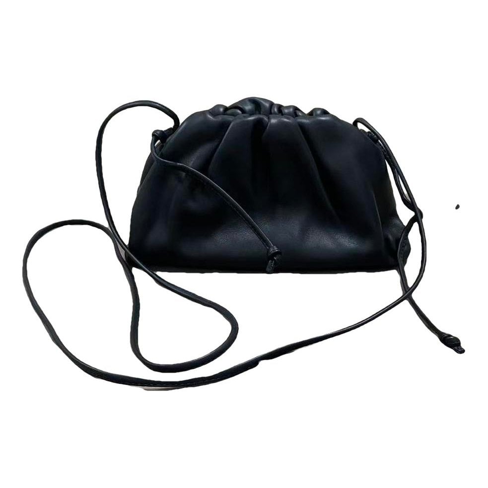 Pouch leather handbag