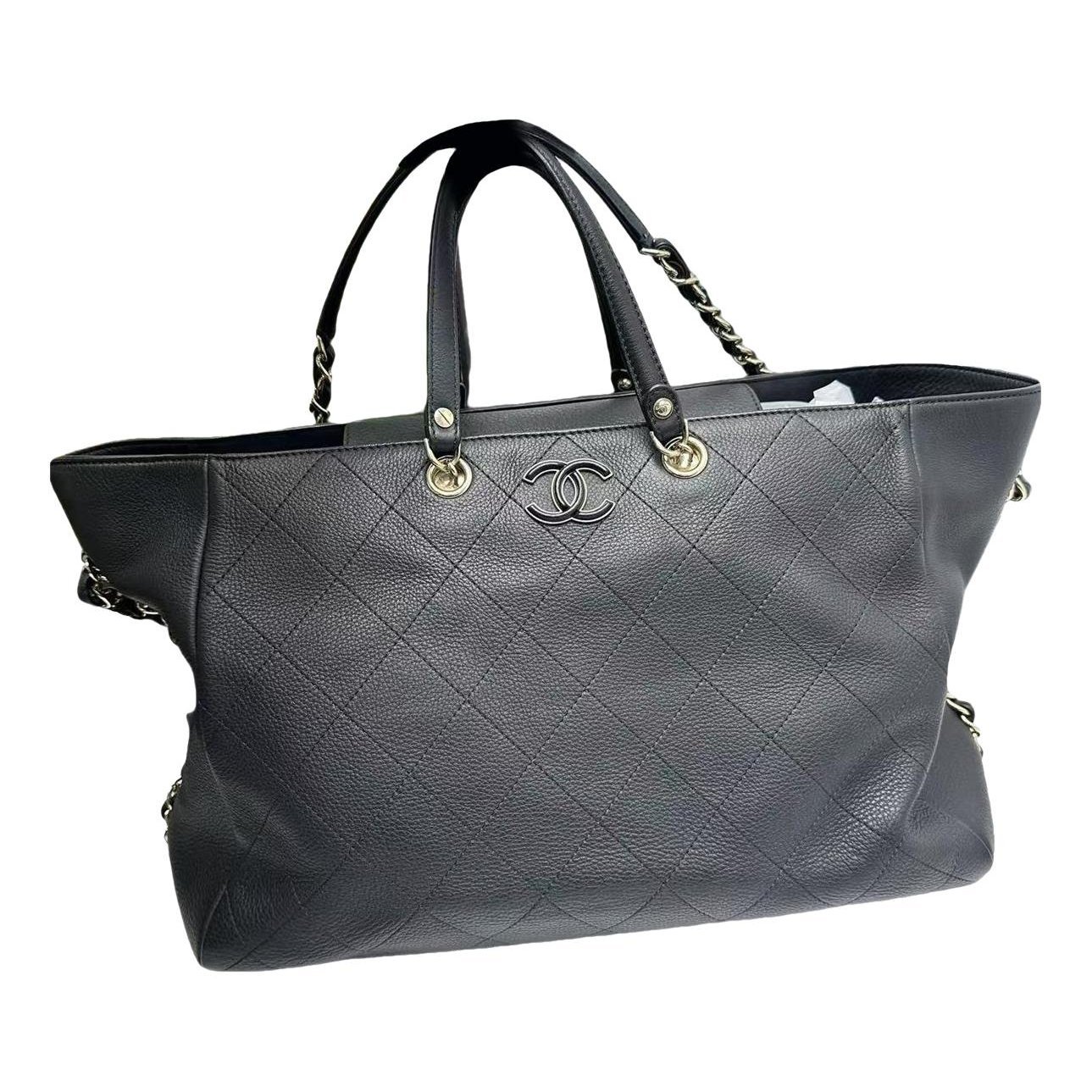 Petite Shopping Tote leather handbag