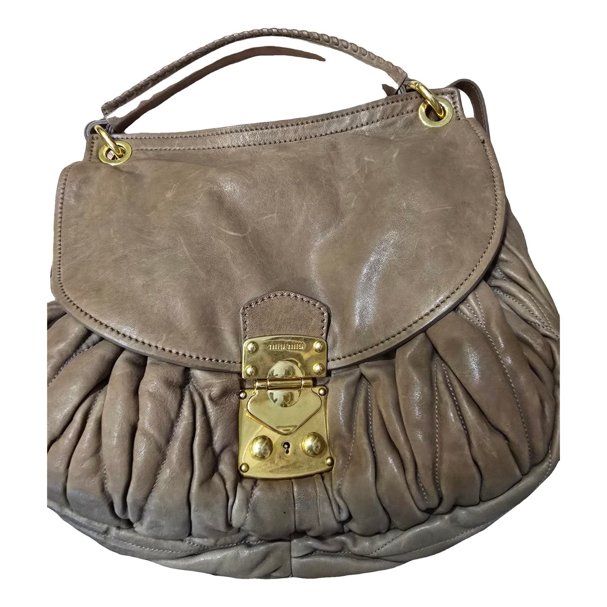 Miu Miu Leather tote
