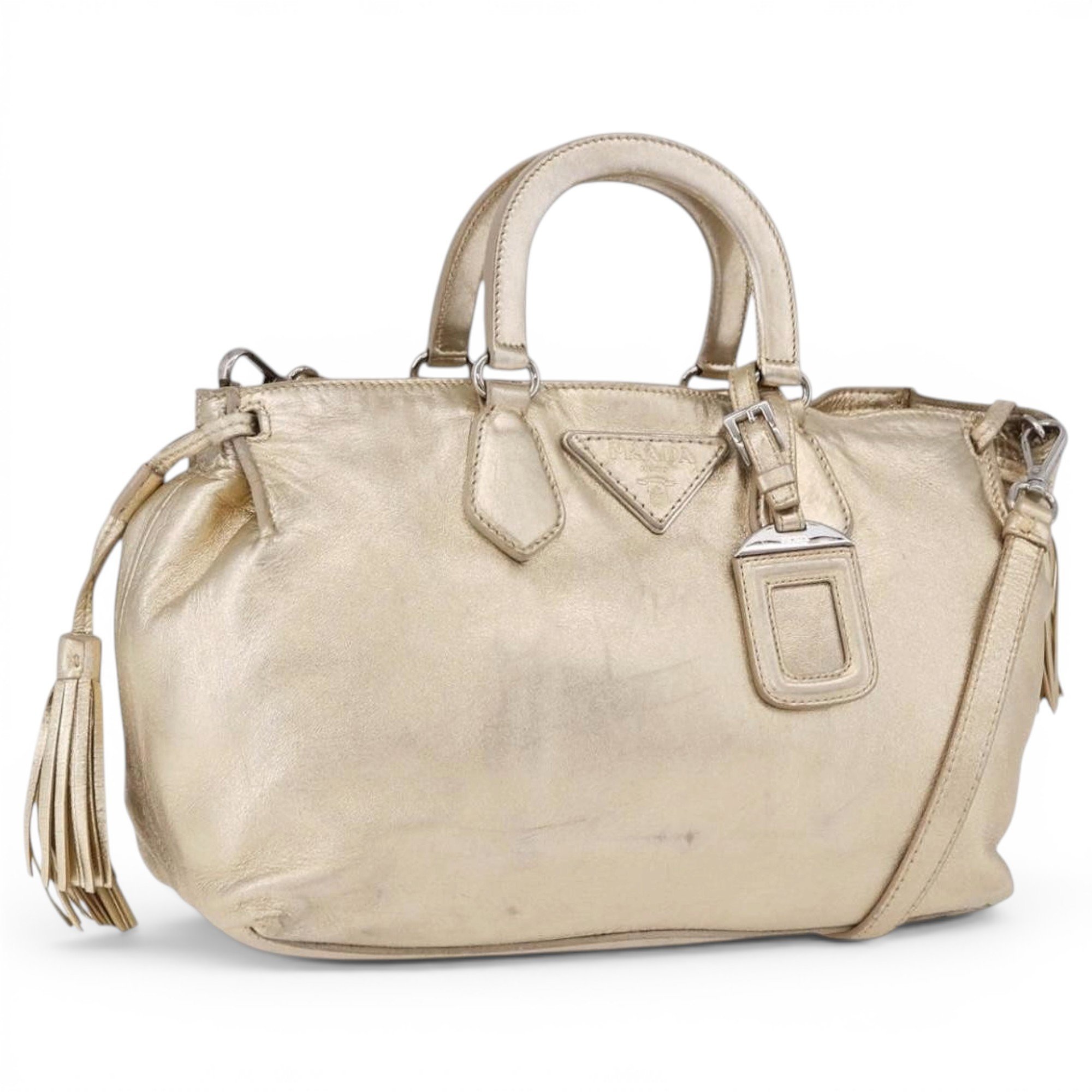Leather handbag