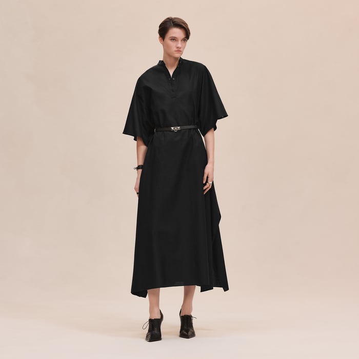 Noir "Mosaique" Prairie Dress