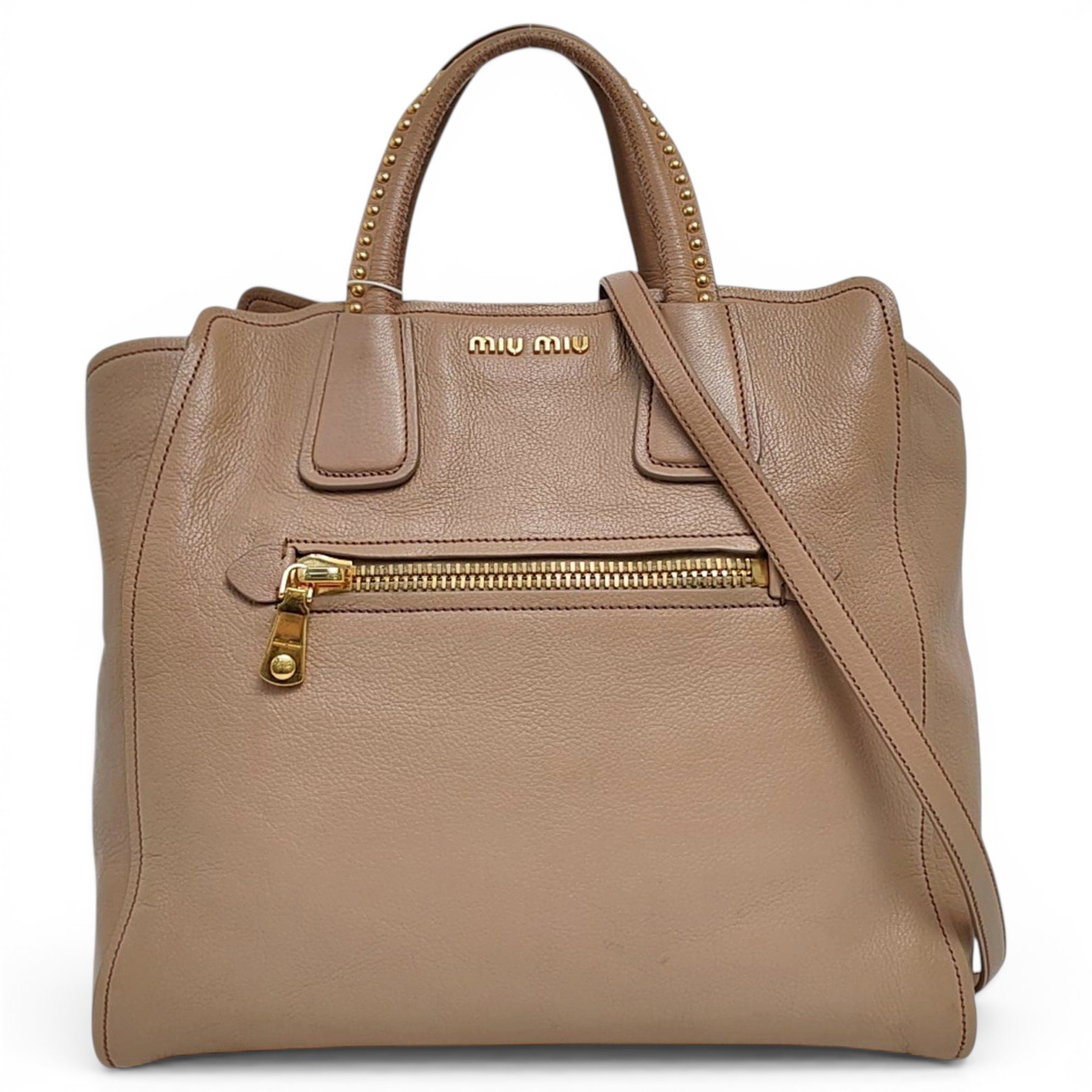 Arcadie leather handbag