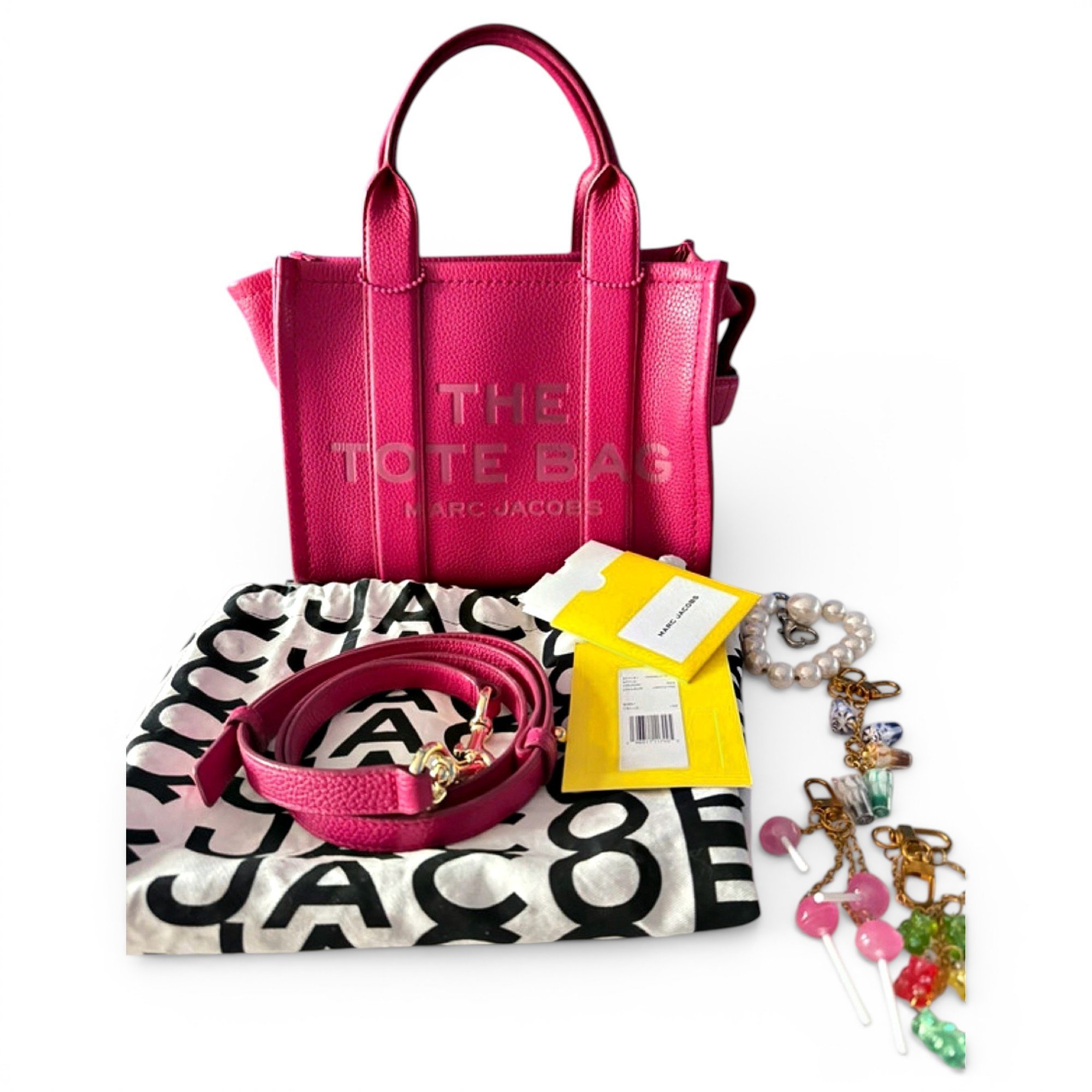 The Tag Tote leather tote