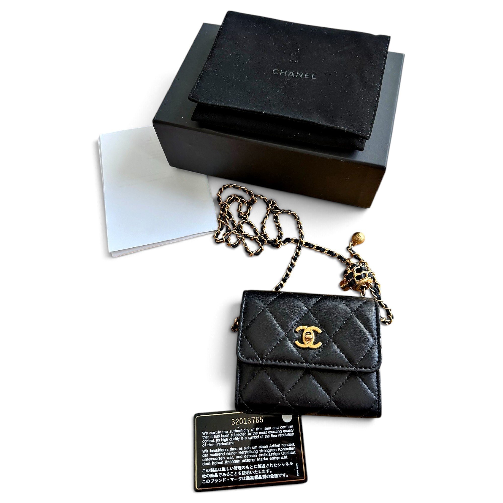 Wallet On Chain Timeless/Classique leather bag