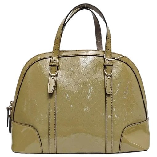 Patent leather handbag