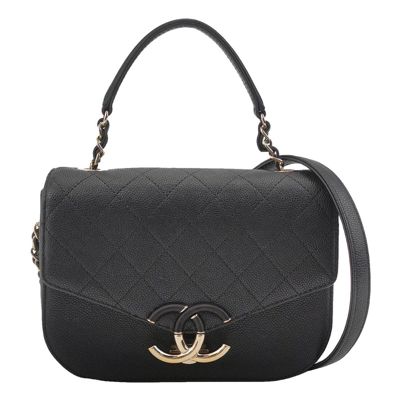 Coco Curve patent leather tote