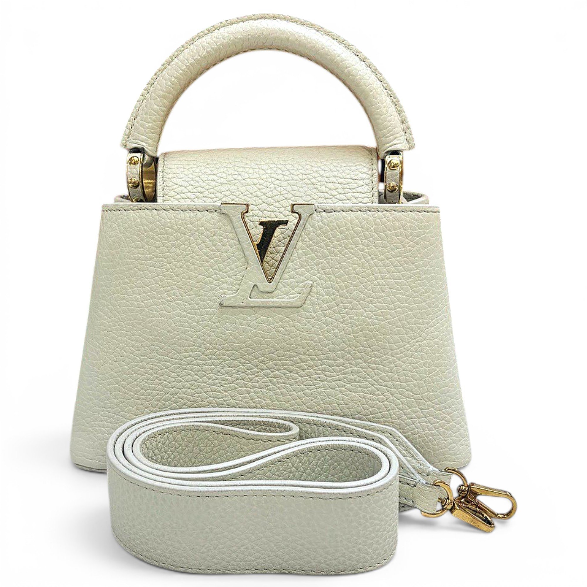 Capucines leather handbag