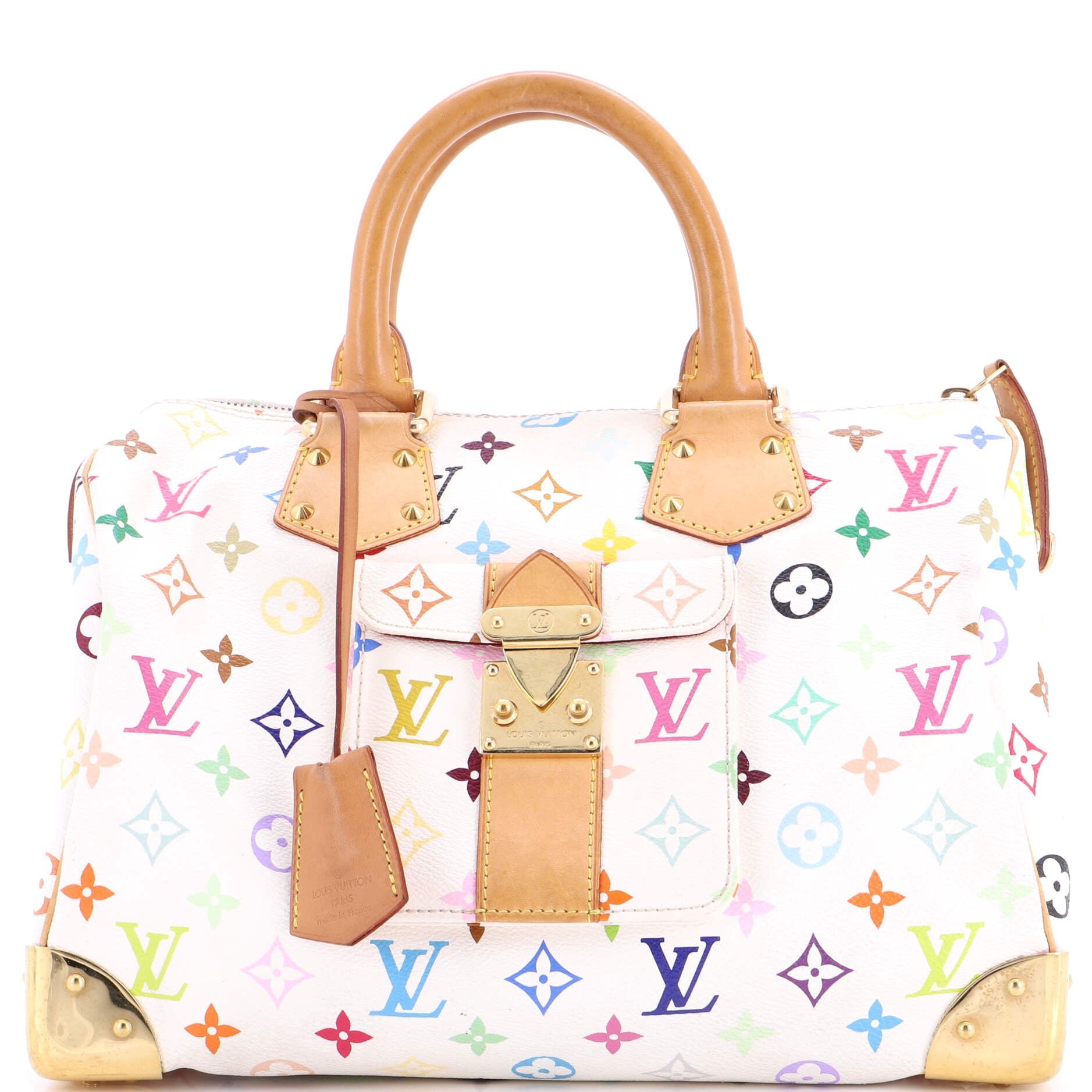Louis Vuitton Speedy Handbag Monogram Multicolor 30
