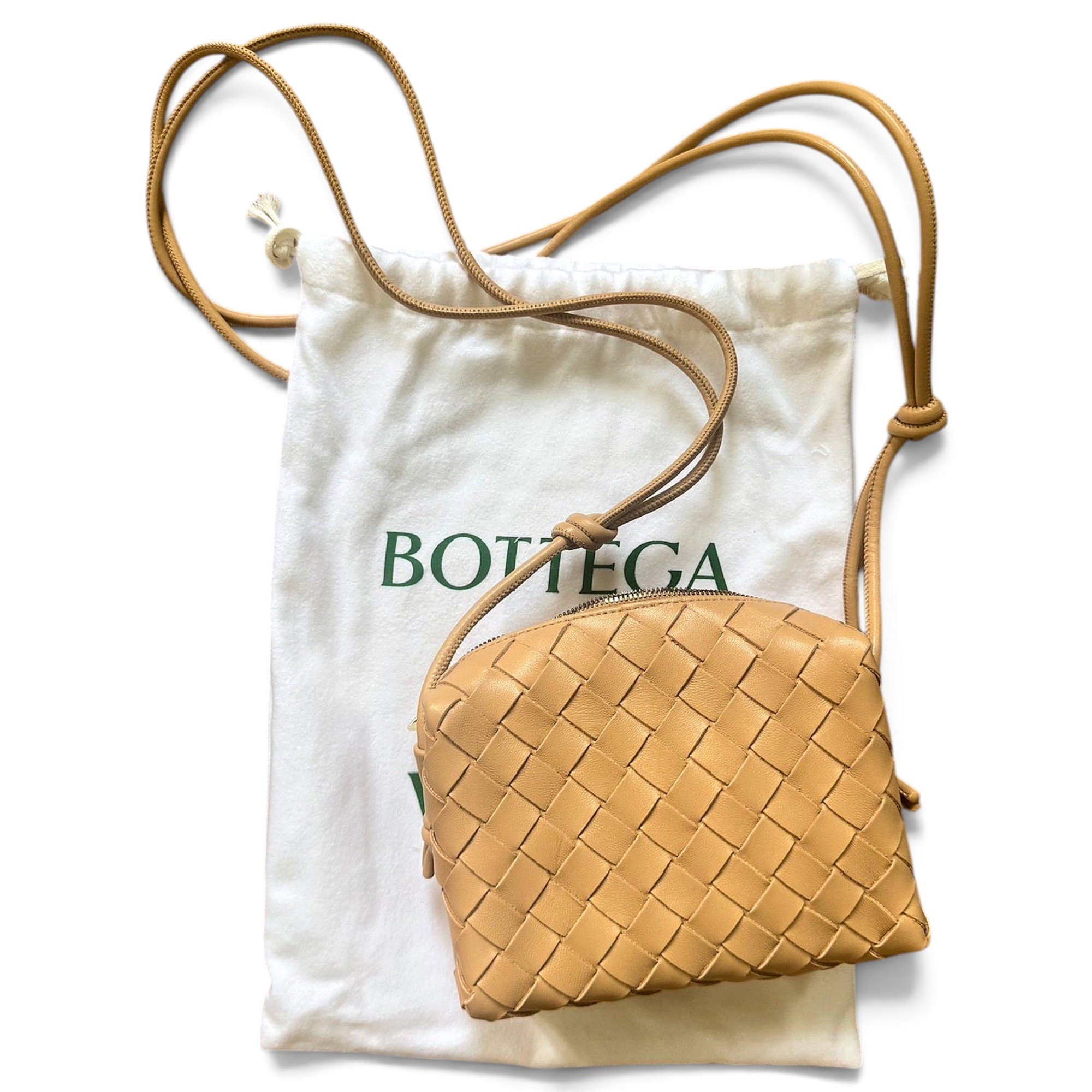 Loop leather crossbody bag