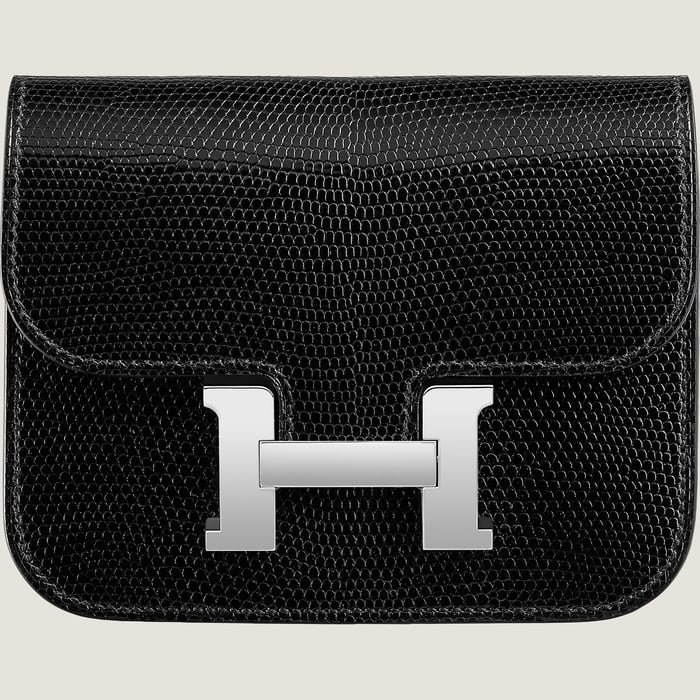 Noir Constance Slim Wallet