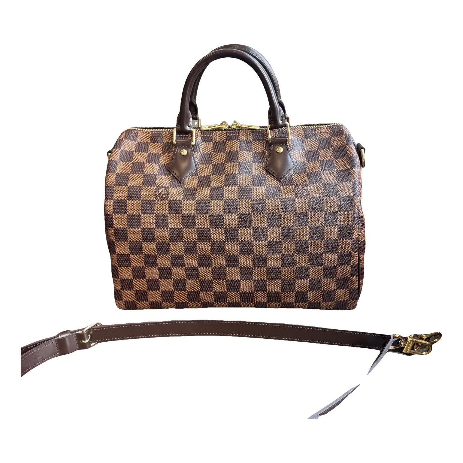 Speedy leather handbag