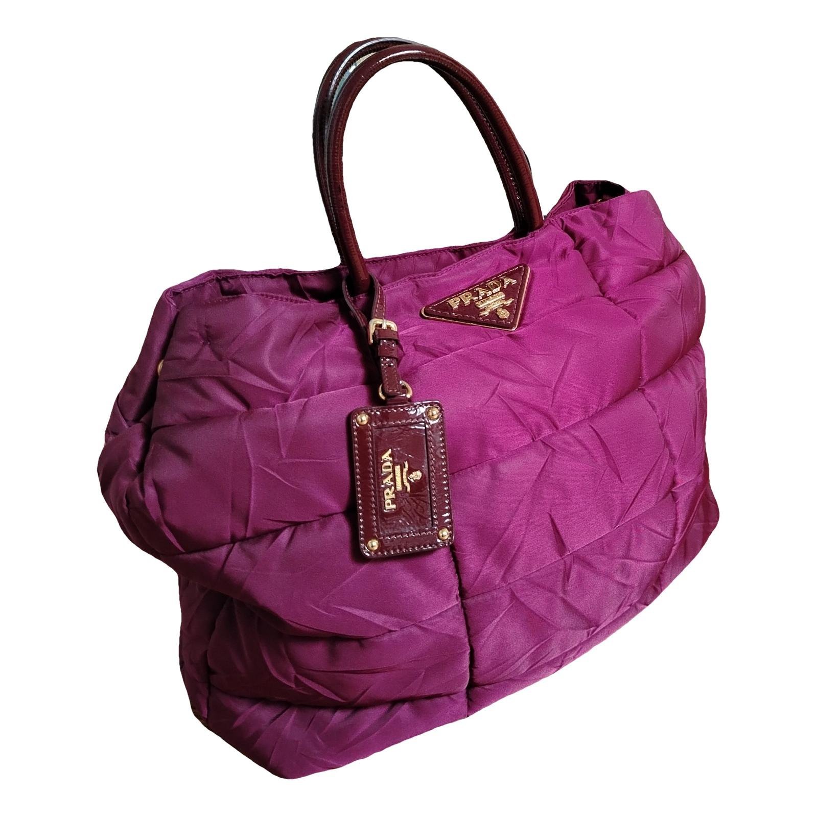 Soft patent leather handbag
