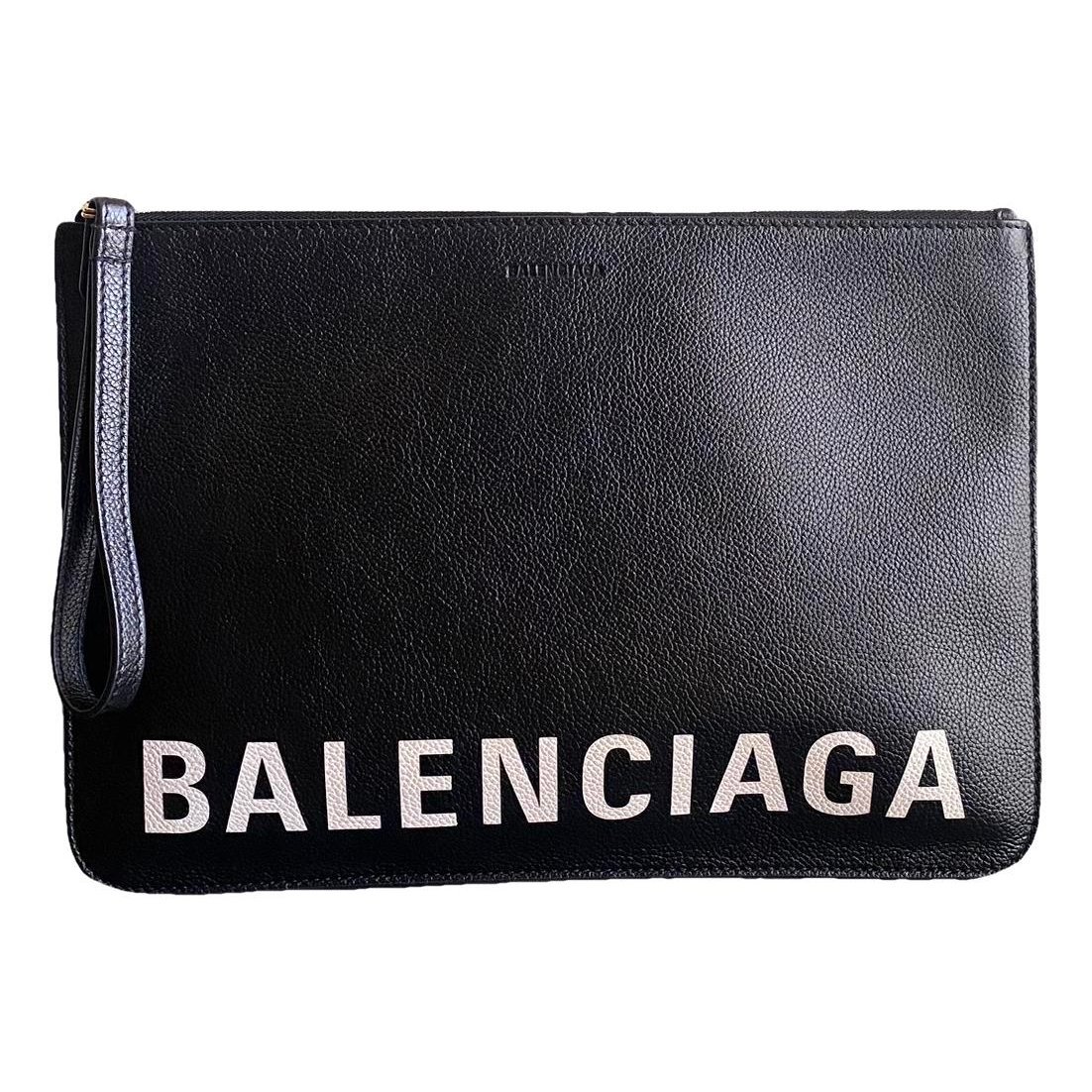 Everyday leather clutch bag