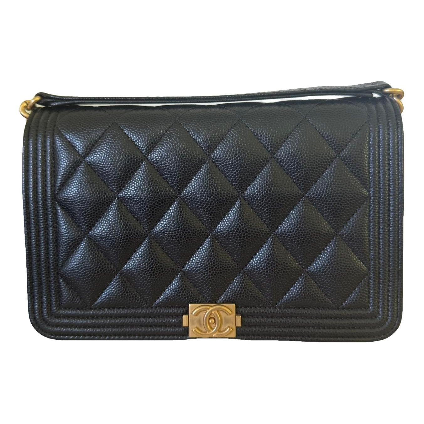 Wallet On Chain Boy leather crossbody bag