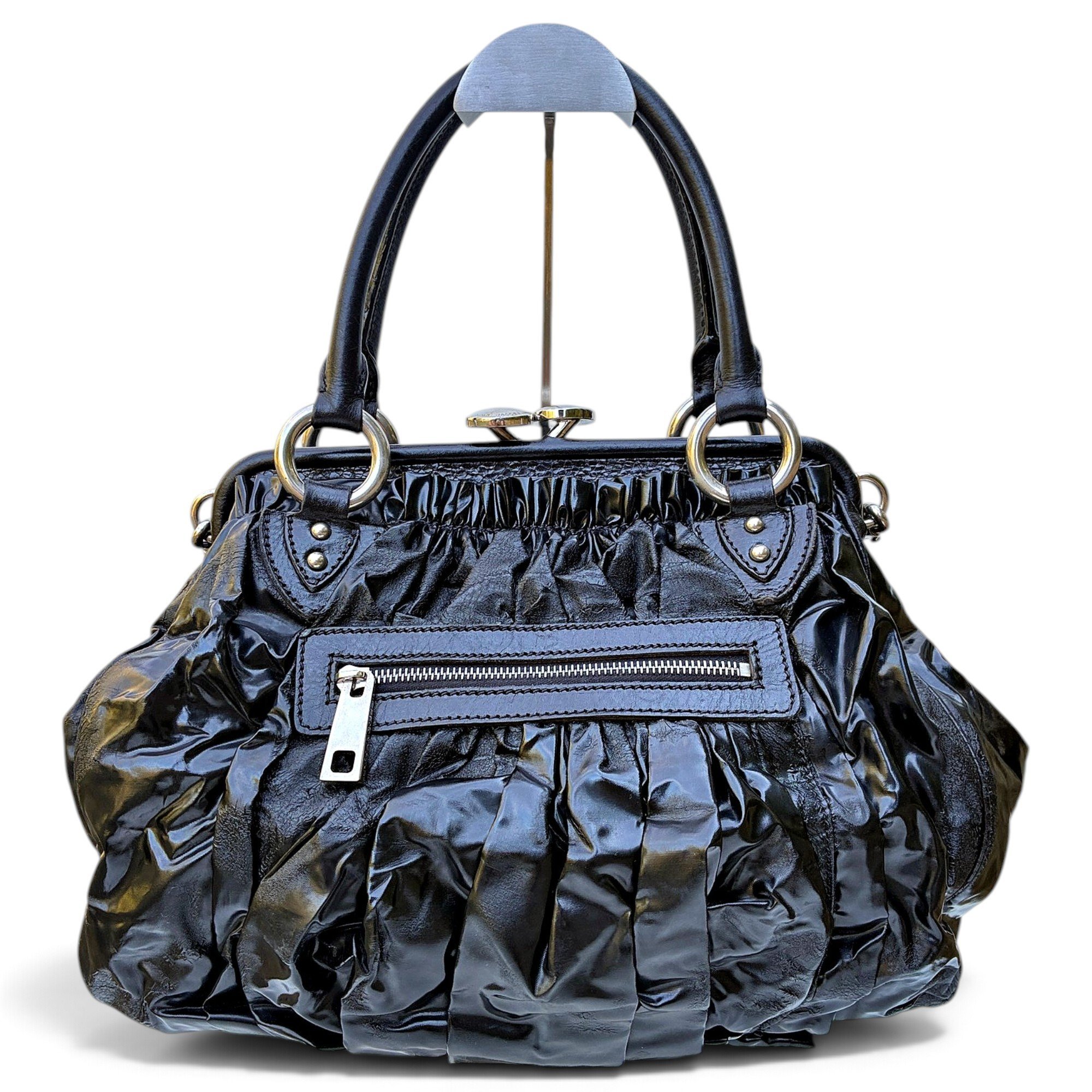 Stam vinyl crossbody bag
