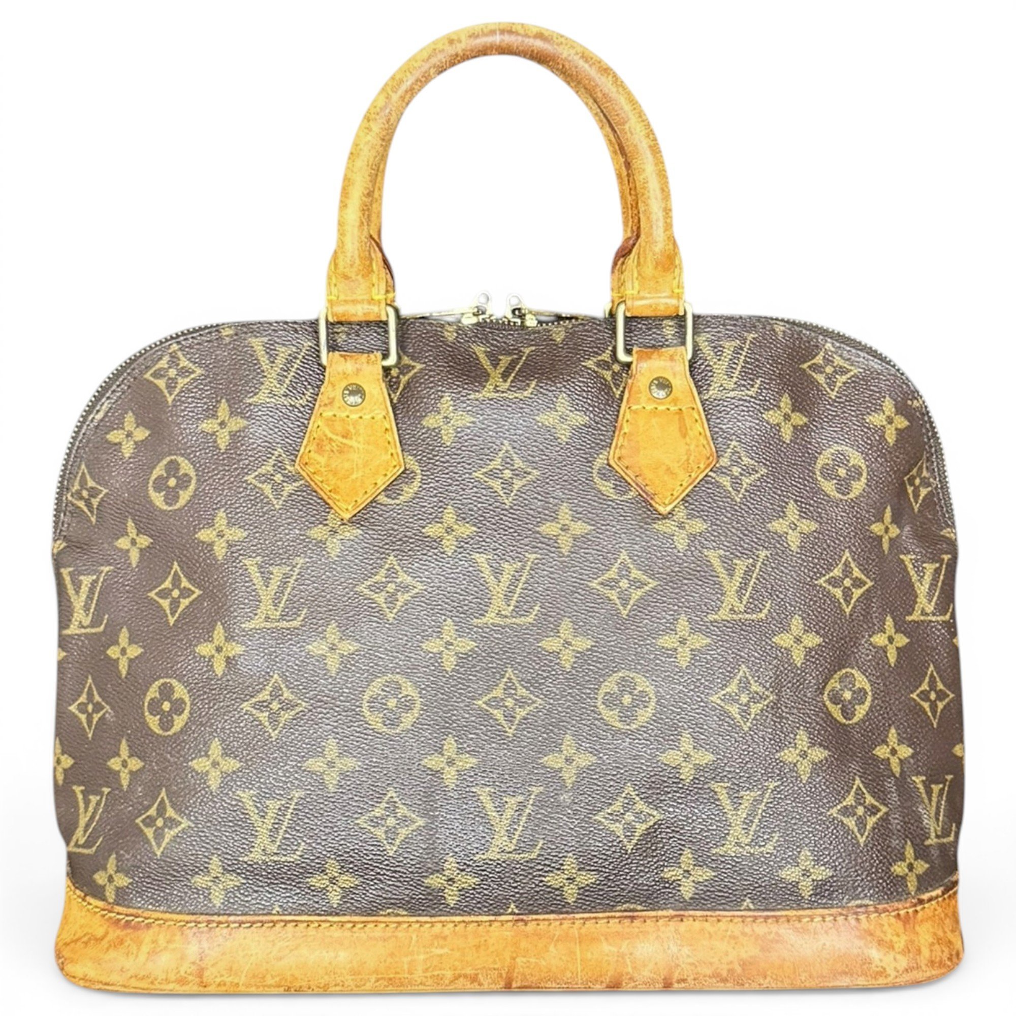 Alma leather handbag