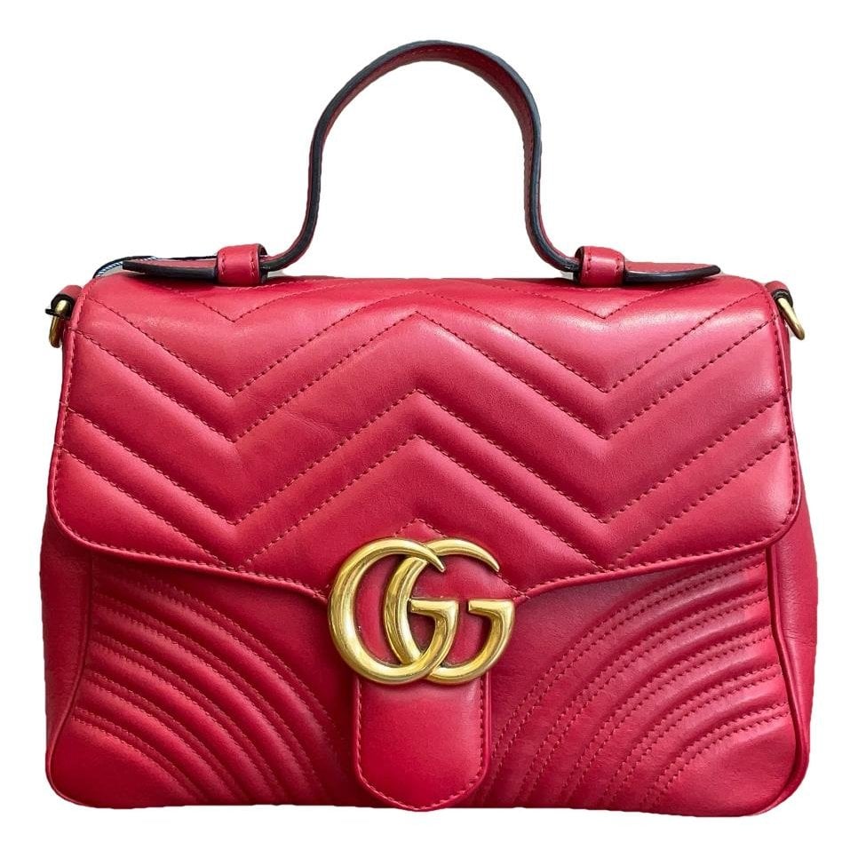 GG Marmont Flap leather handbag