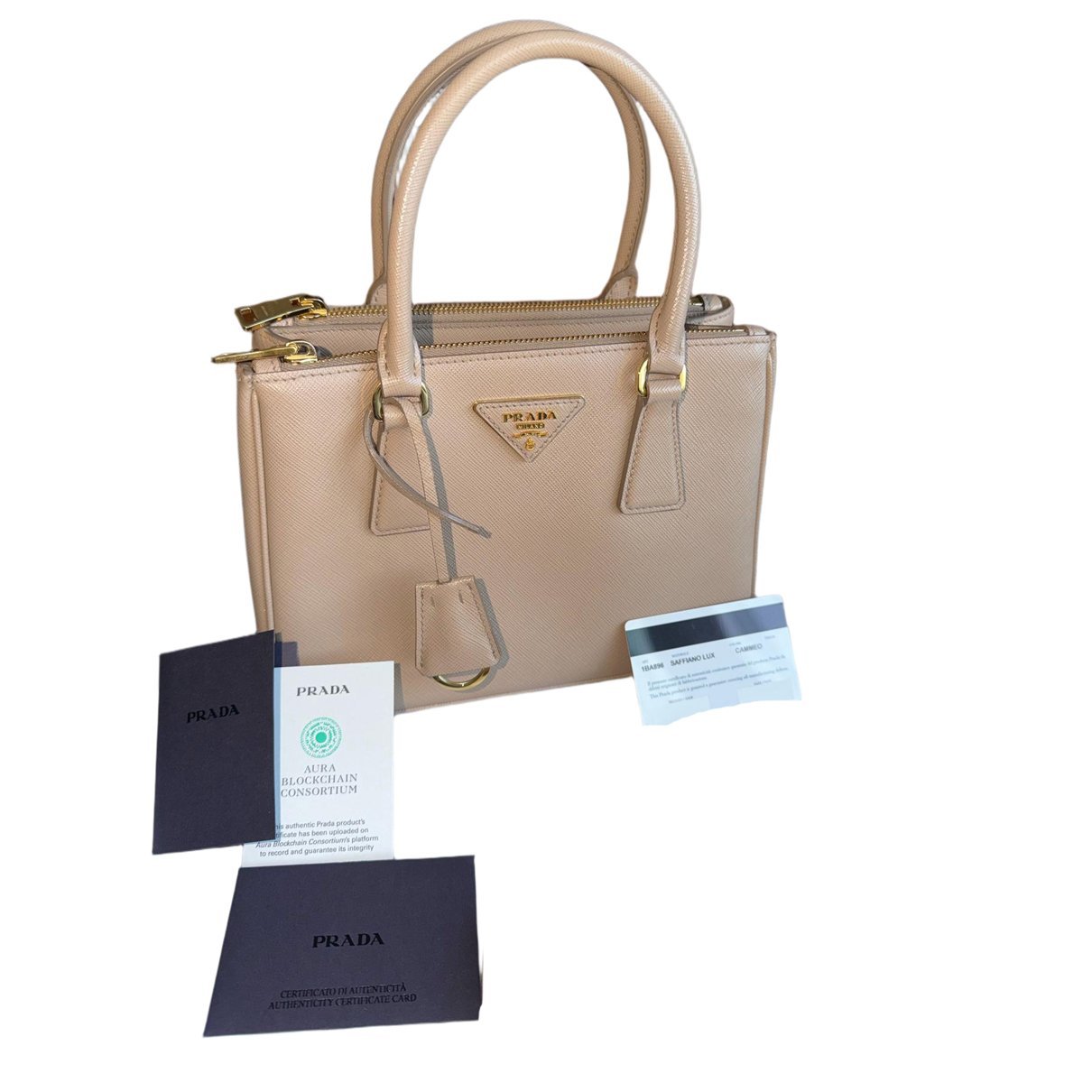 Galleria leather handbag