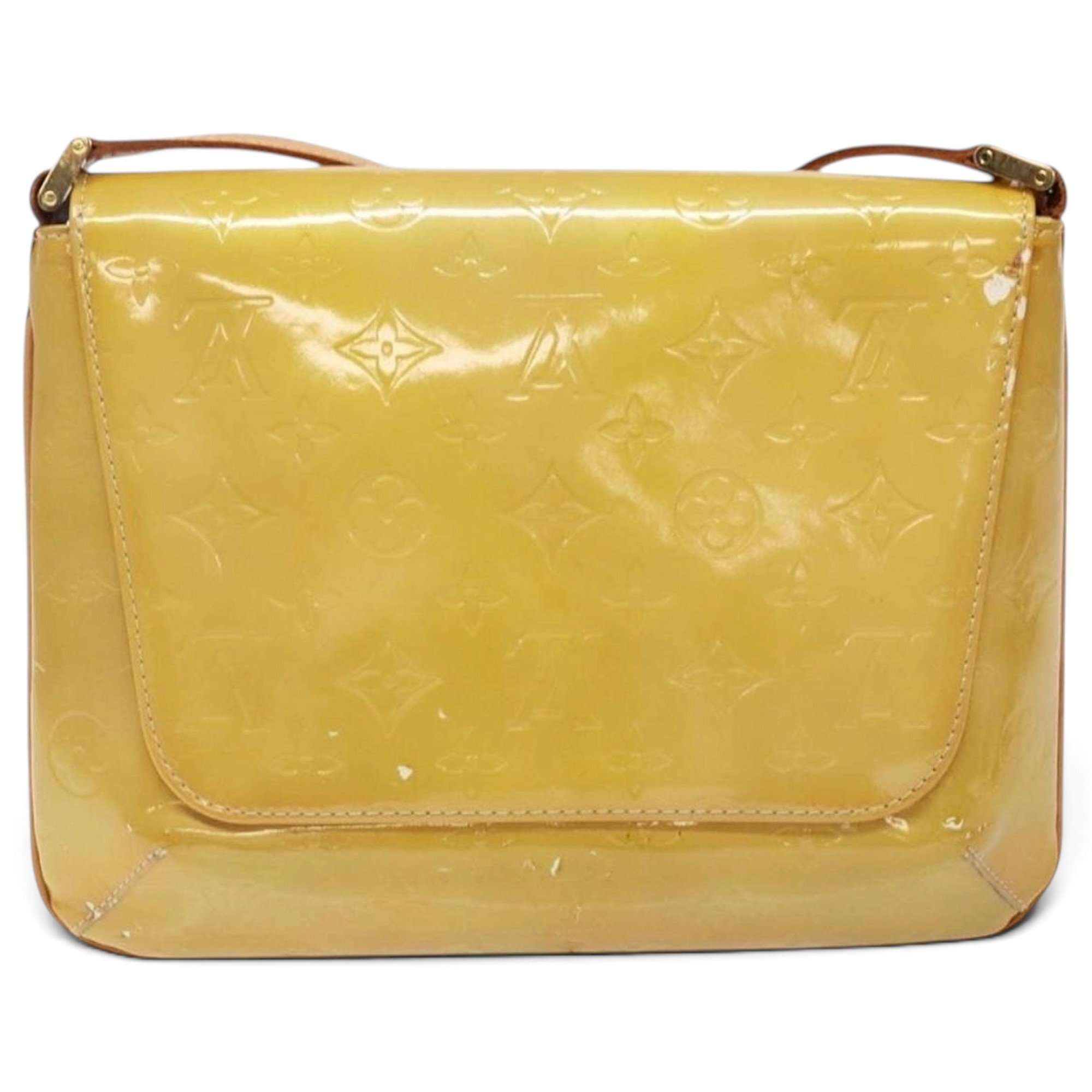 Thompson patent leather handbag