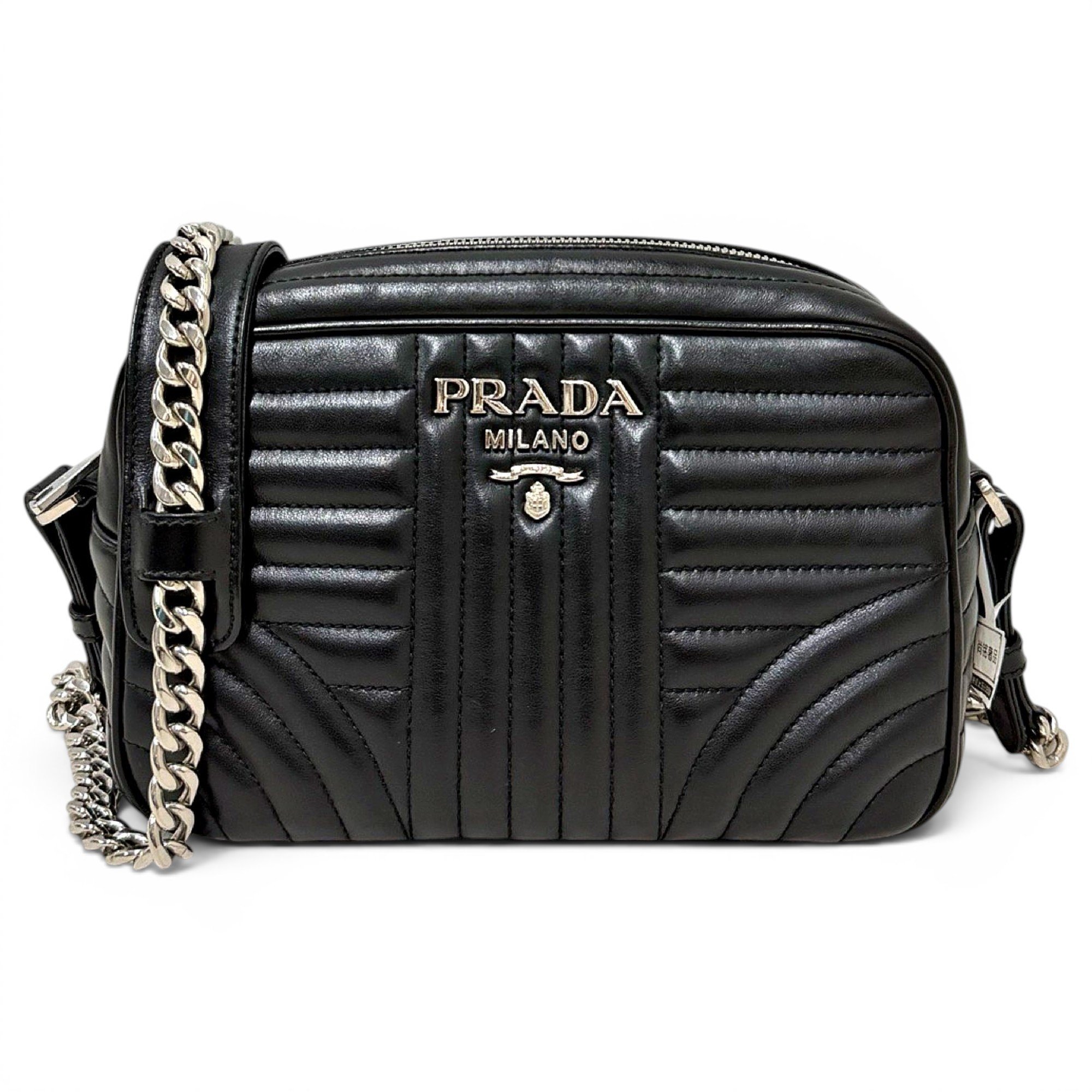 Diagramme leather crossbody bag