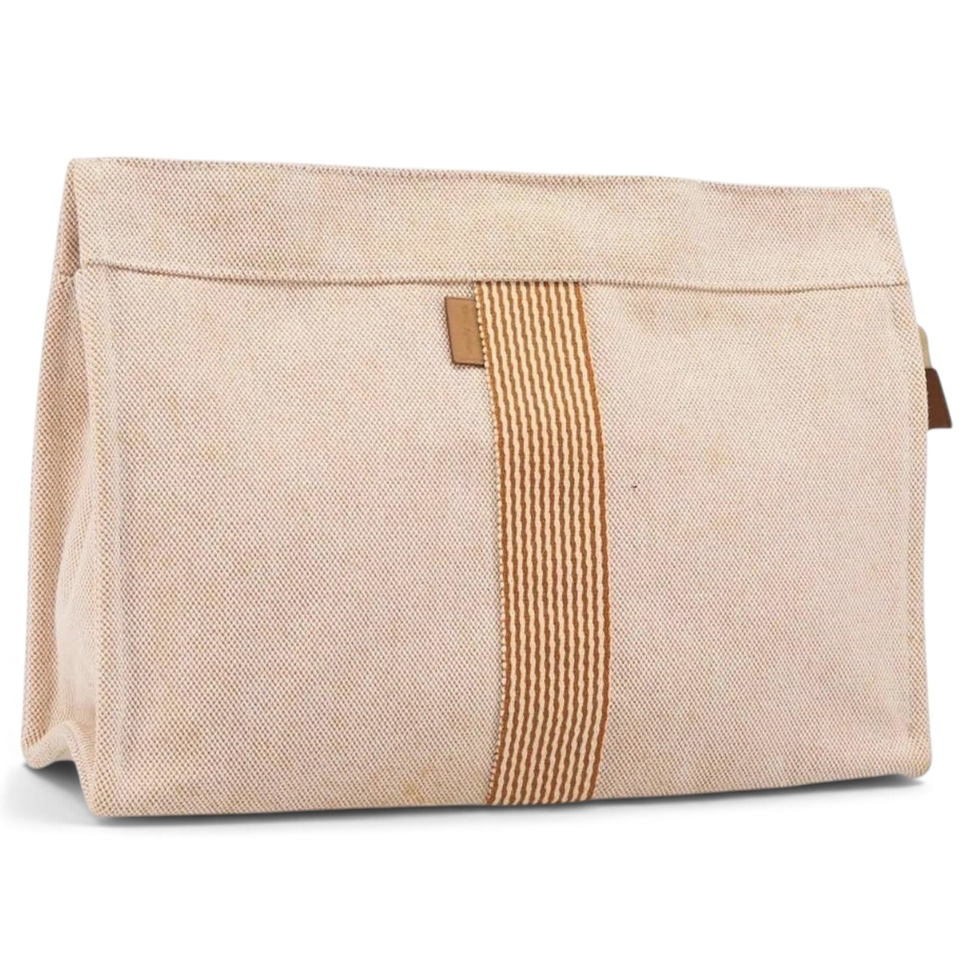 Leather clutch bag