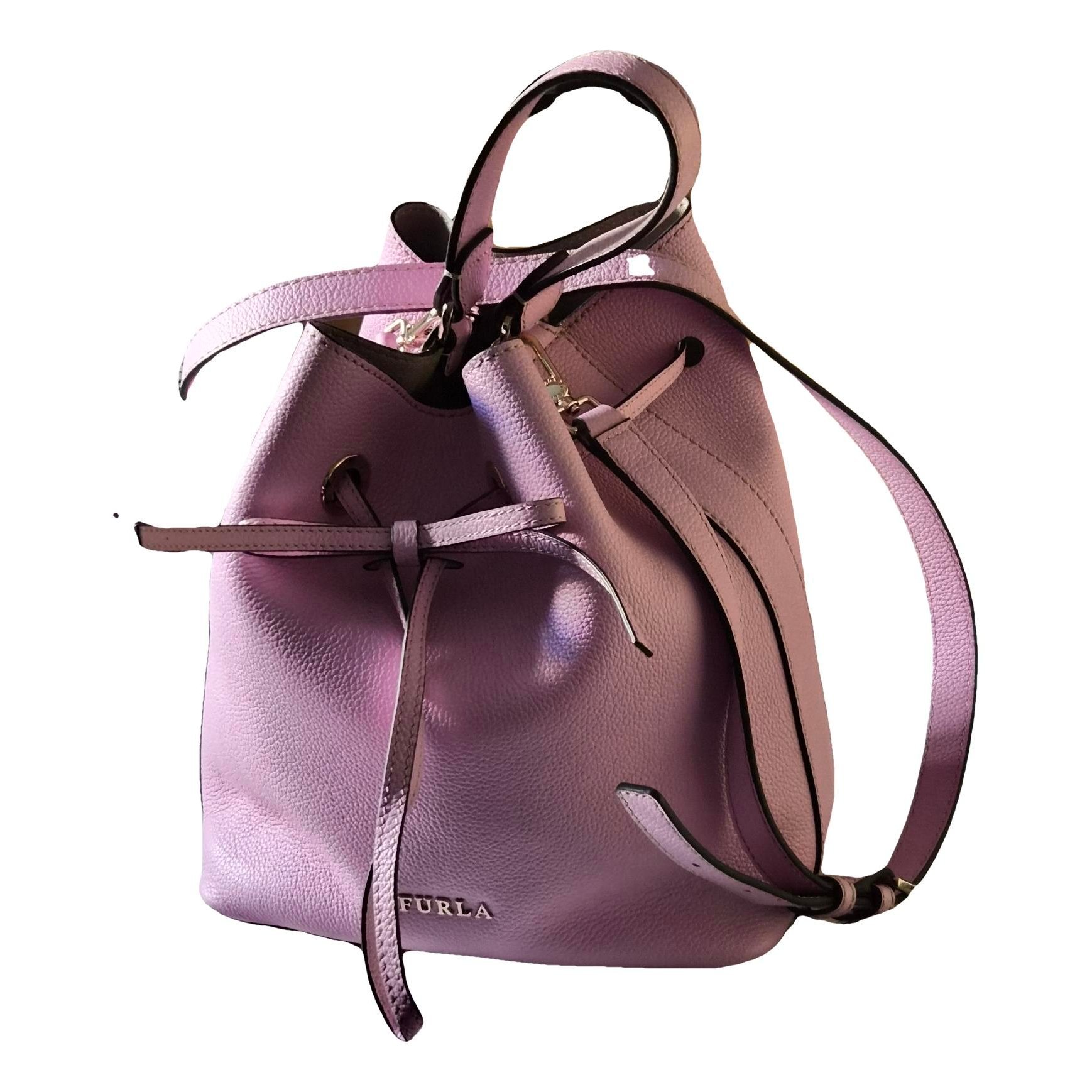 Leather handbag