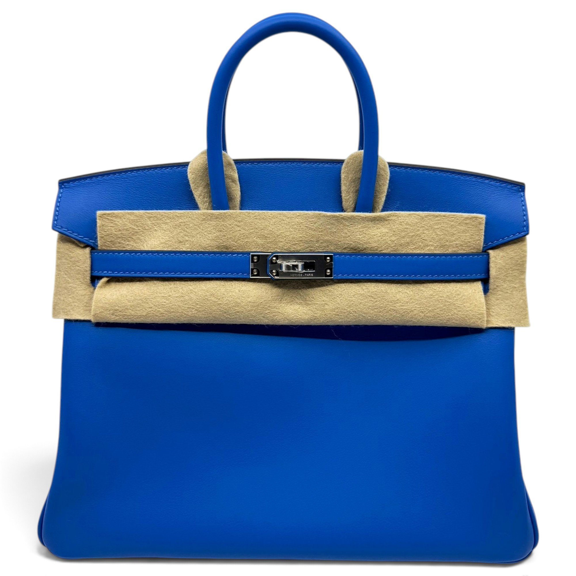 Birkin 25 leather handbag
