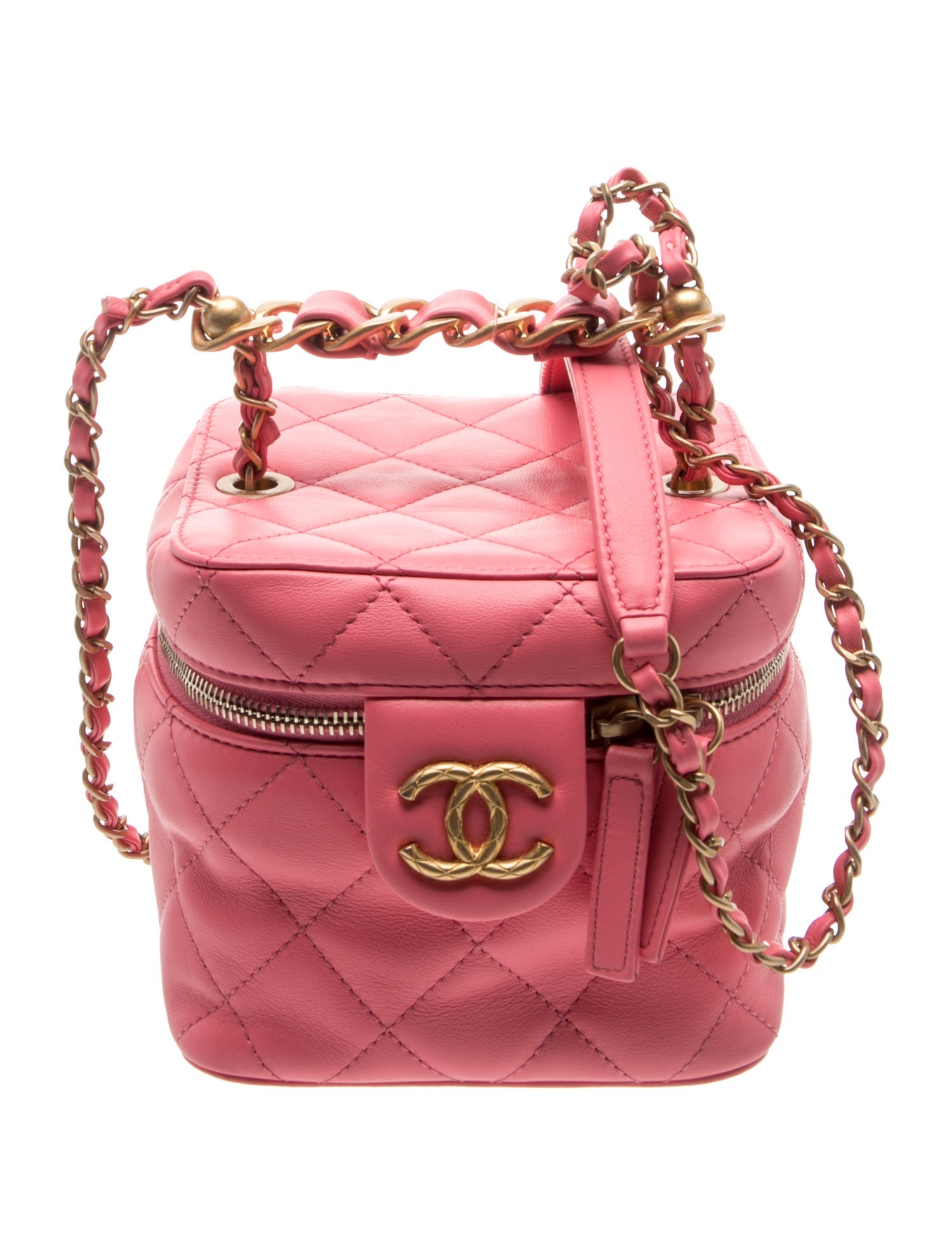 Small CC Vanity Case w/ Chain